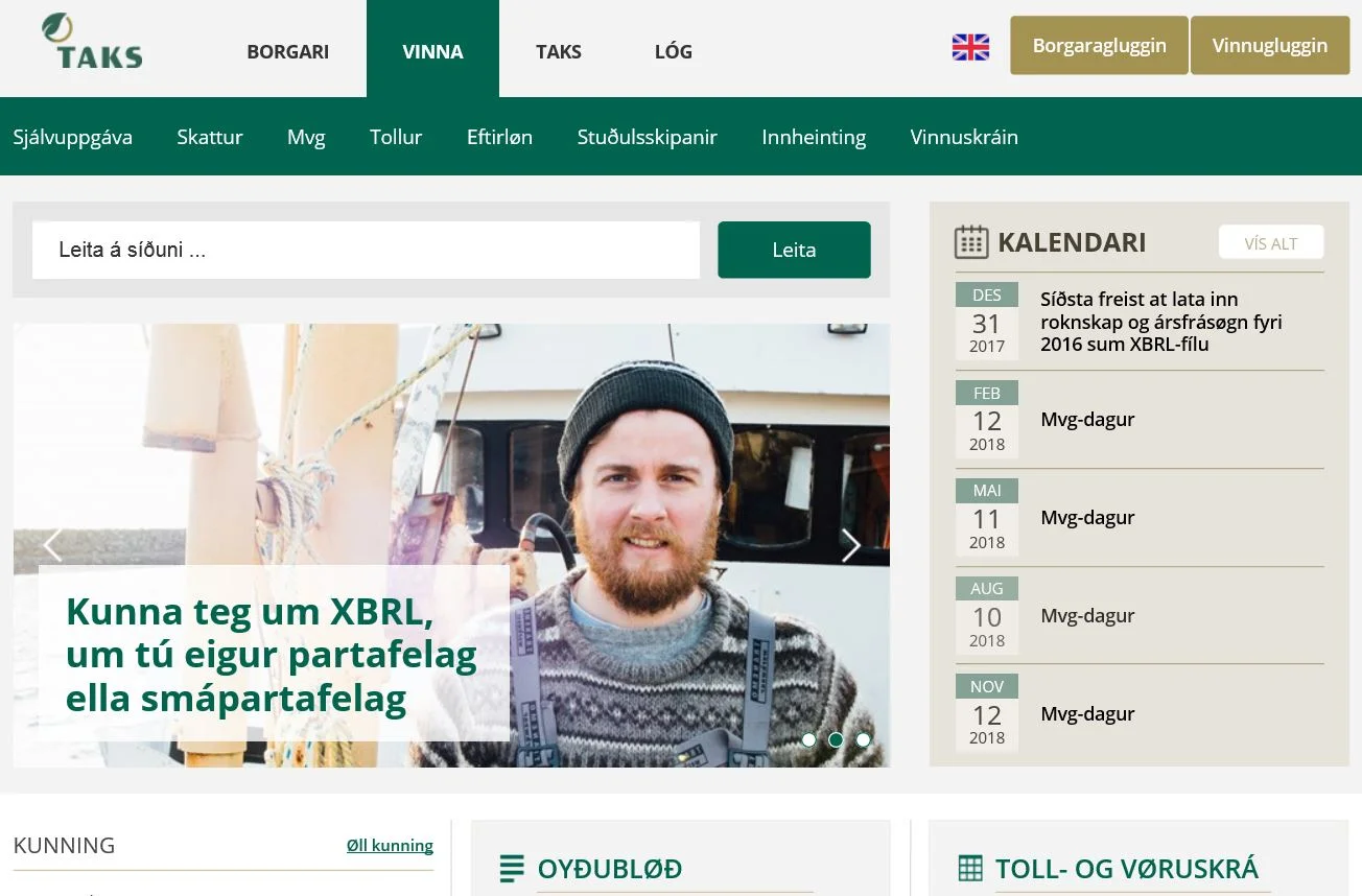 Nýggjur portalur "innlating.fo" til XBRL ávegis