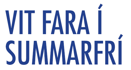 Vit fara í summarfrí