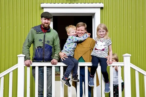 Wouter, Janne, Frosti & Friða