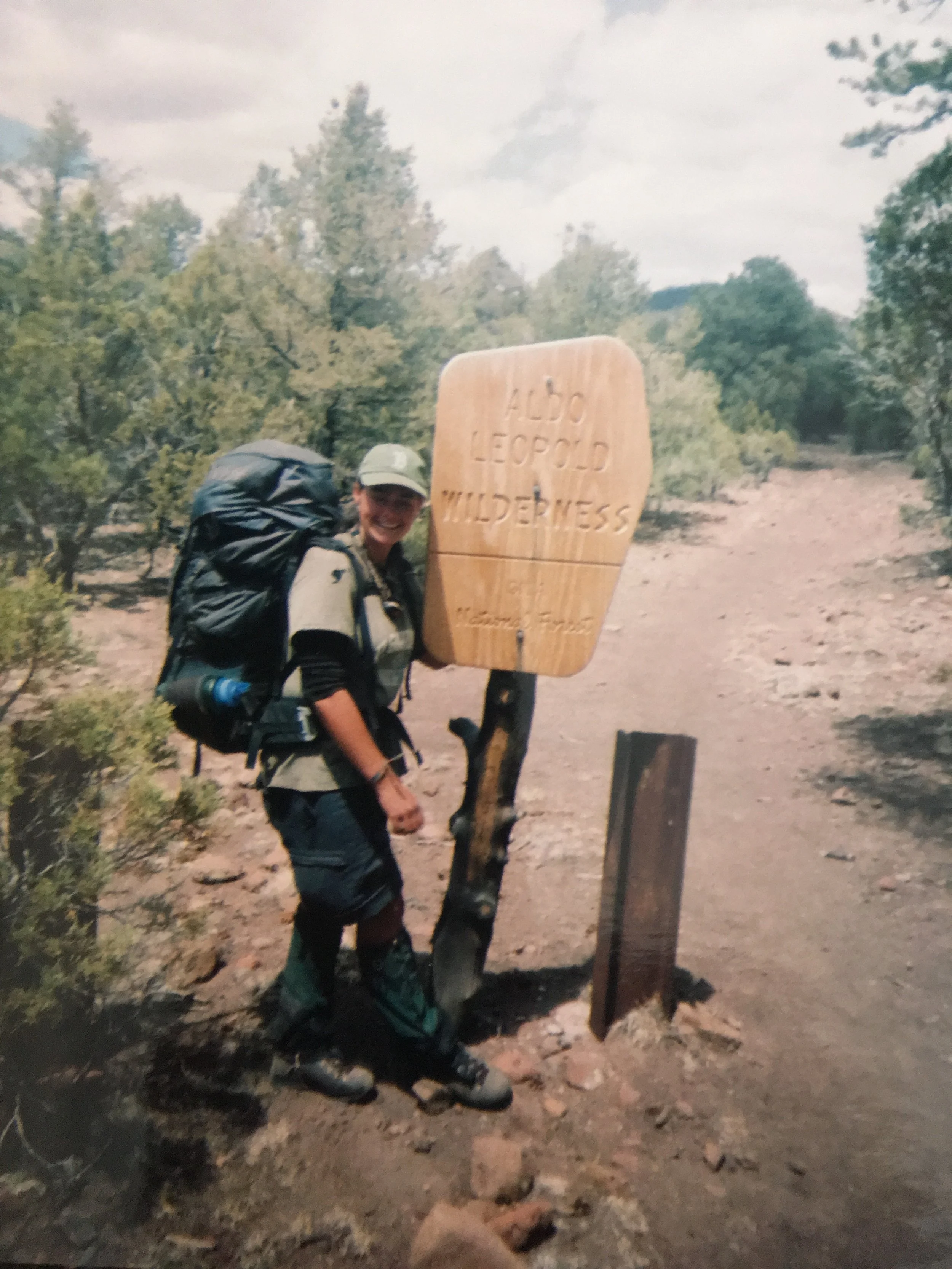 Backpacking in the Gila Wilderness, New Mexico around 2003