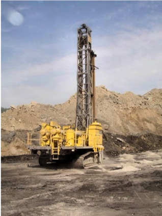 Multi-pass blasthole drill.