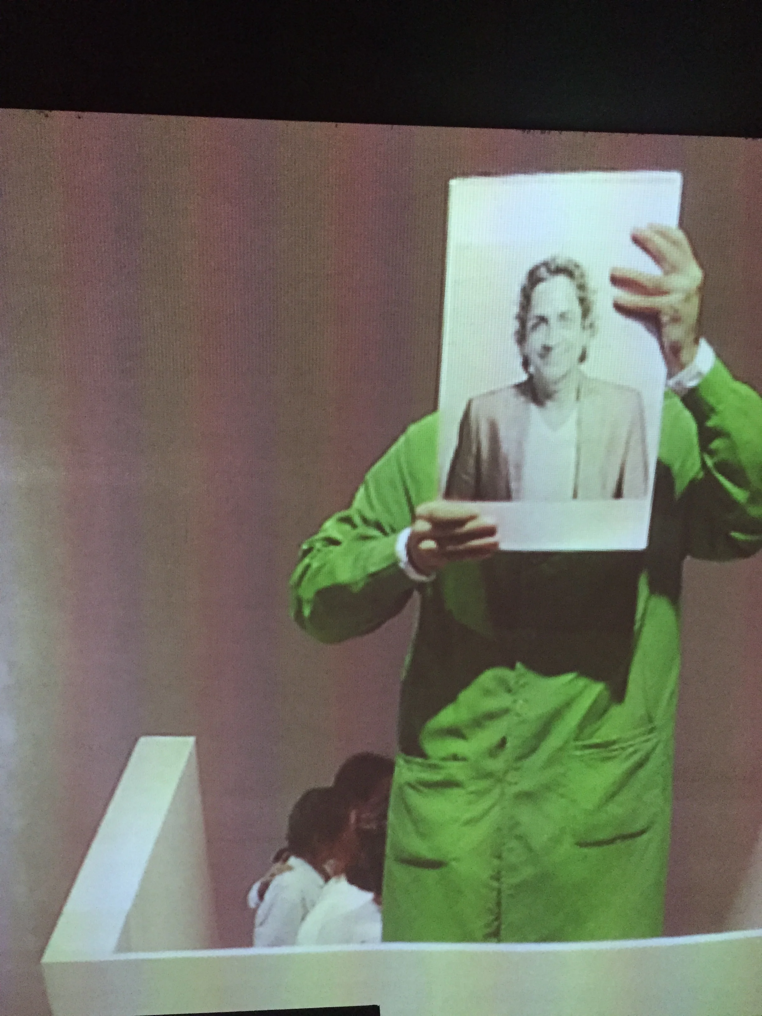 Bani/Weng, carrying an image of Haresh Sharma. 