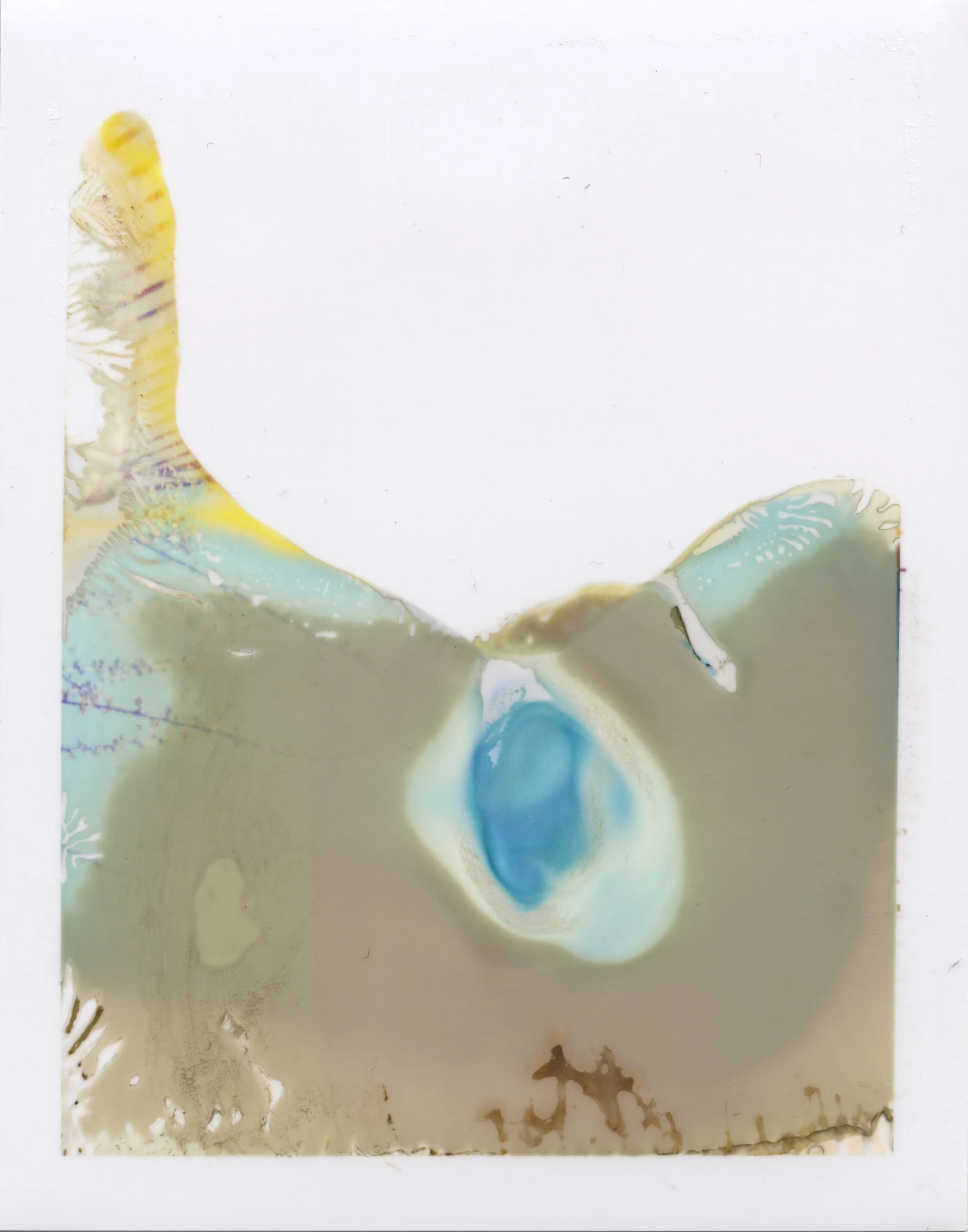   blue house  . series. polaroid 669 film.  