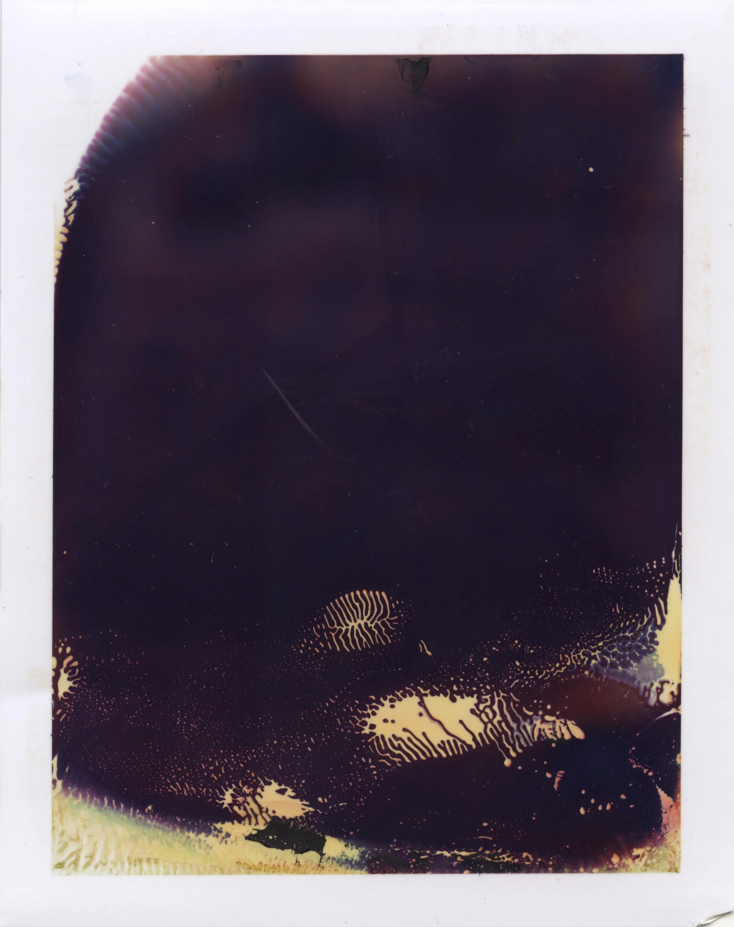   blue house  . series. polaroid 669 film.  