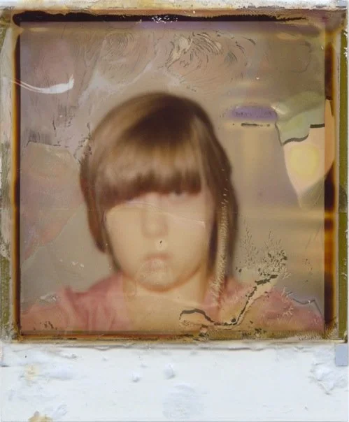   self portrait . series. deconstructed 600 film. 