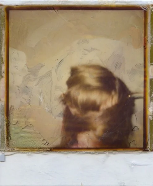   self portrait . series. deconstructed 600 film. 