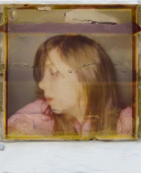   self portrait . series. deconstructed 600 film. 