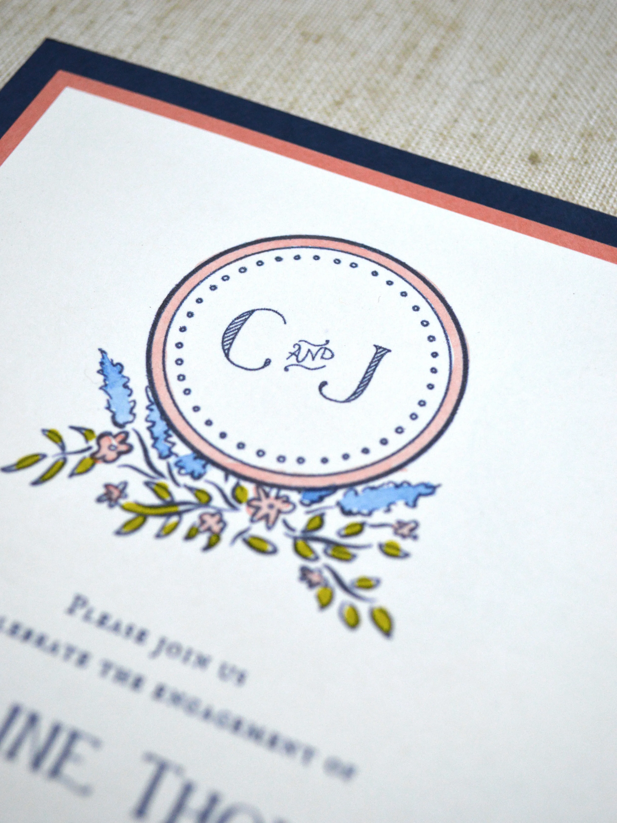   Close up of hand painting.&nbsp;  