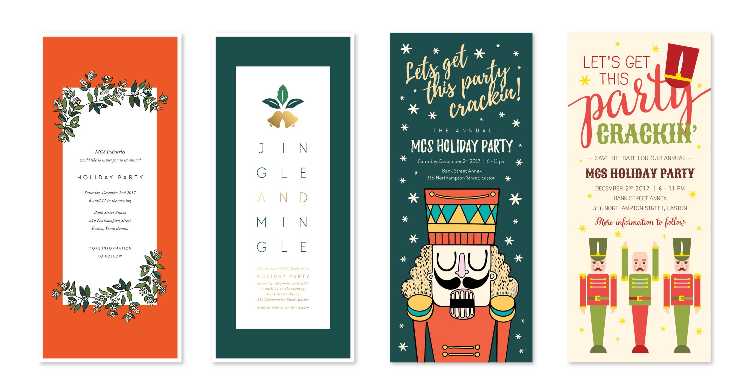  MCS Holiday Party Invitation Options 