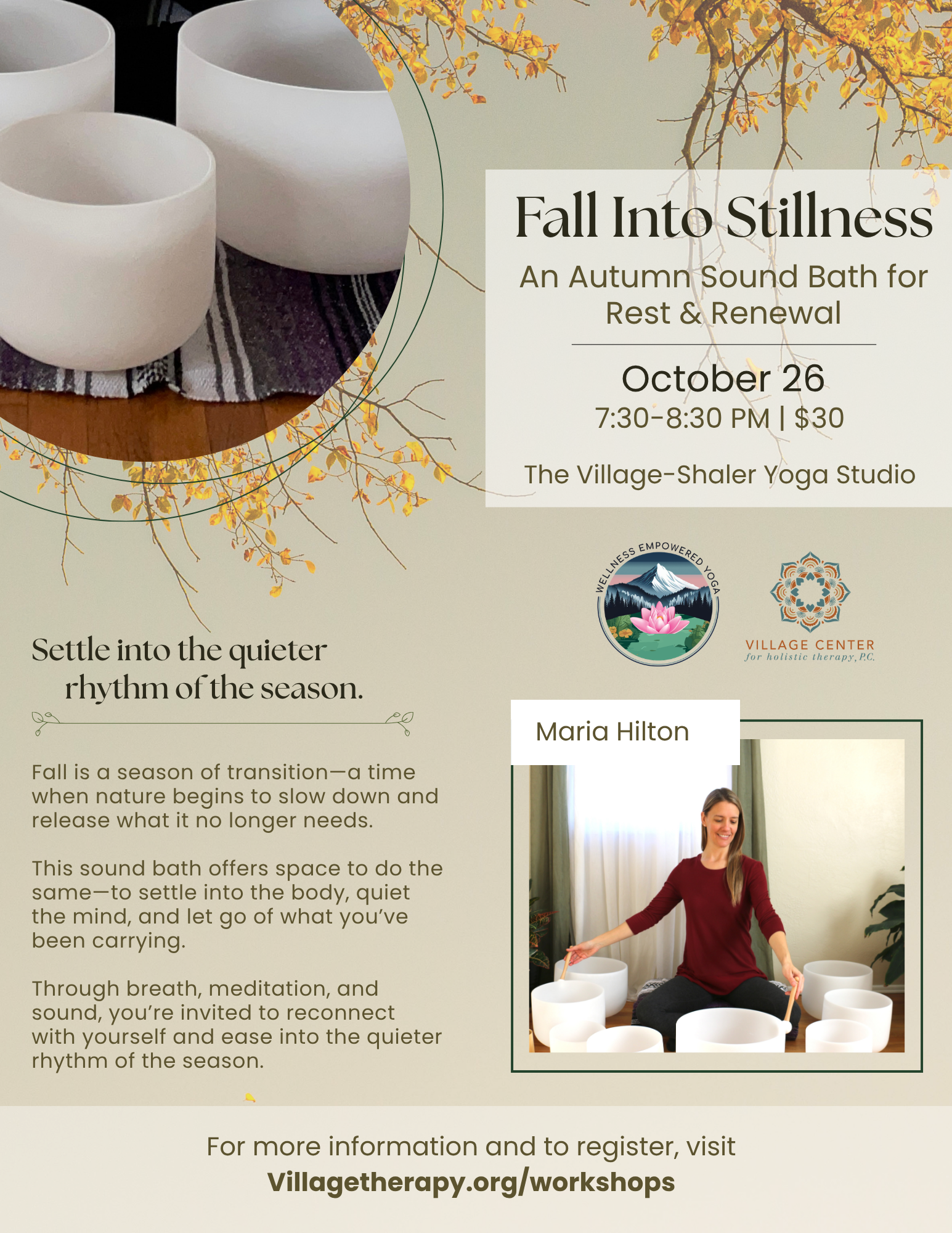 Fall into Stillness