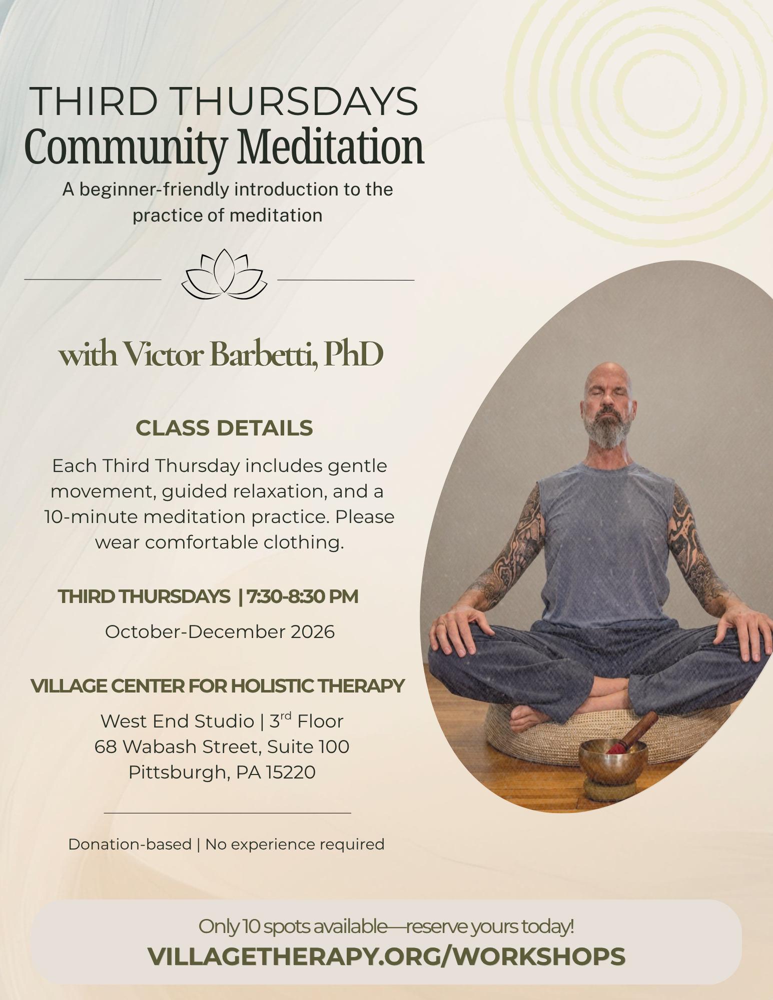 Third Thursdays Community Meditation
