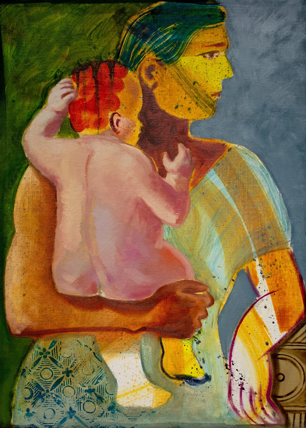 Woman And Child (After Masaccio)