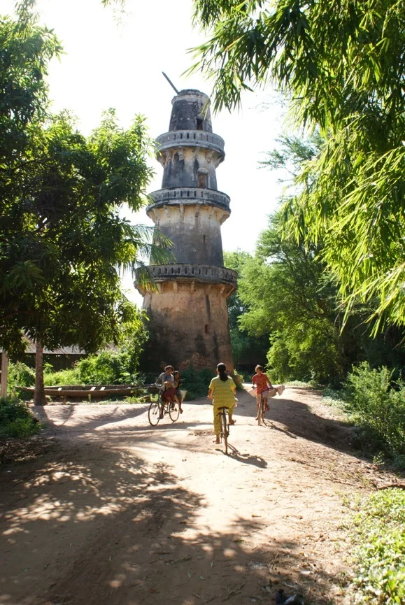 Minaret built in the 19th century, in Svay Khleang, on the Mekong River