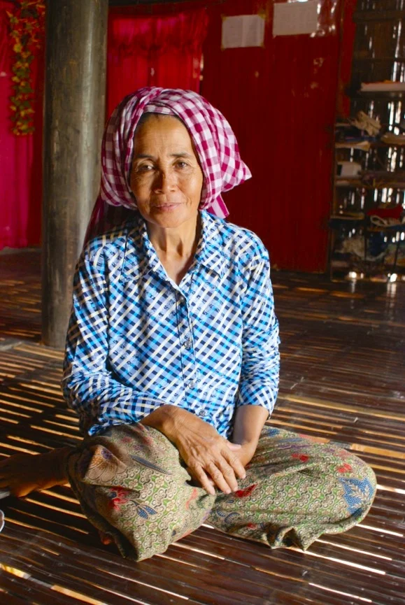 Woman in Svay Khleang, during conversation about the village’s history