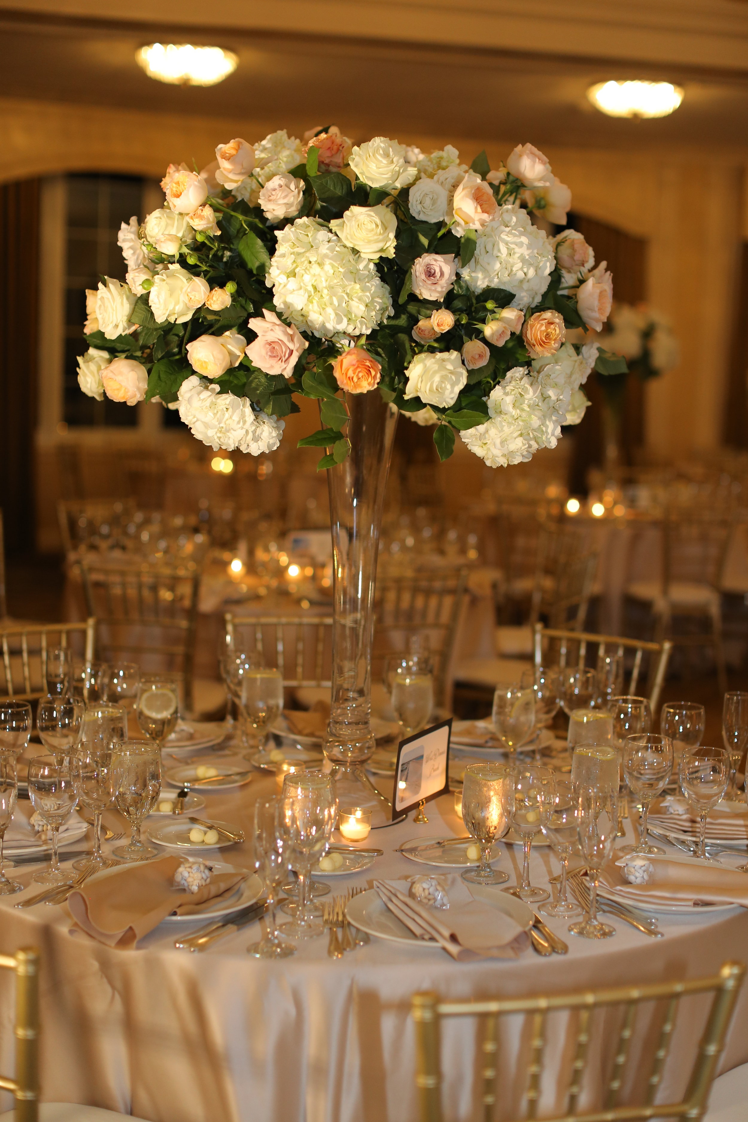 Sara Kovel Events Omni Parker House Wedding Centerpiece