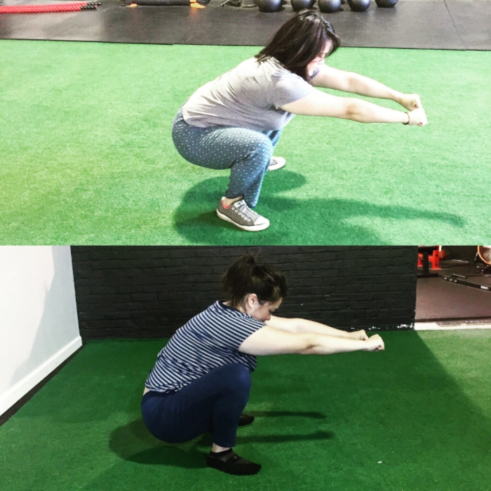 Top picture is the before and the bottom picture is the after, they were taken a week apart. 