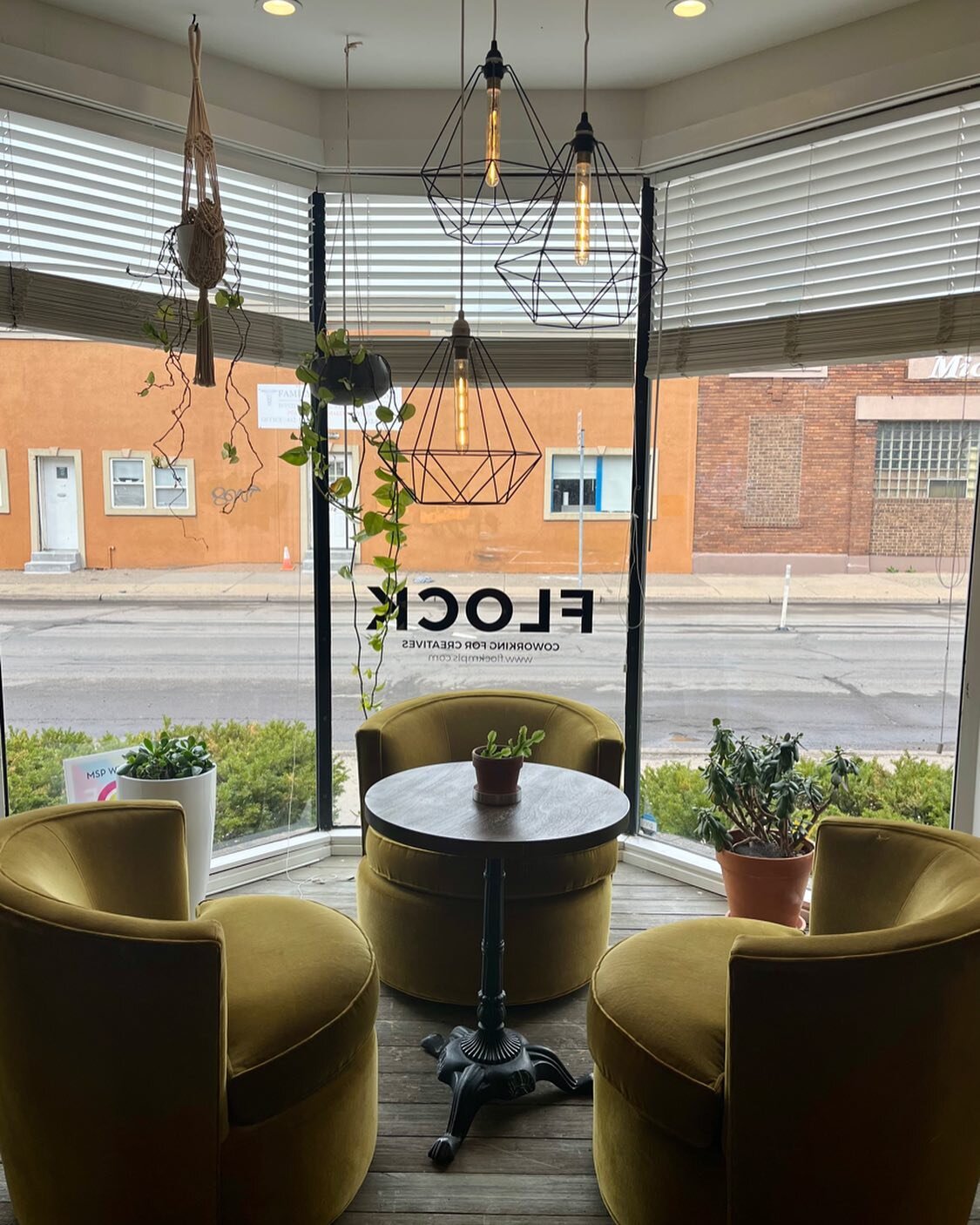 Choosing the right color palette is essential to creating an inspiring and welcoming space since colors can influence our mood and productivity.

~Our new, mustard window display represents warmth, creativity, optimism and diversity~
&bull;
&bull;
&b
