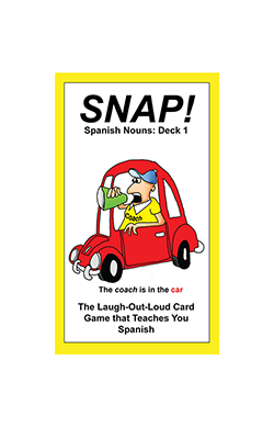 SNAP! Spanish Nouns: Deck 1 $12, 48 cards