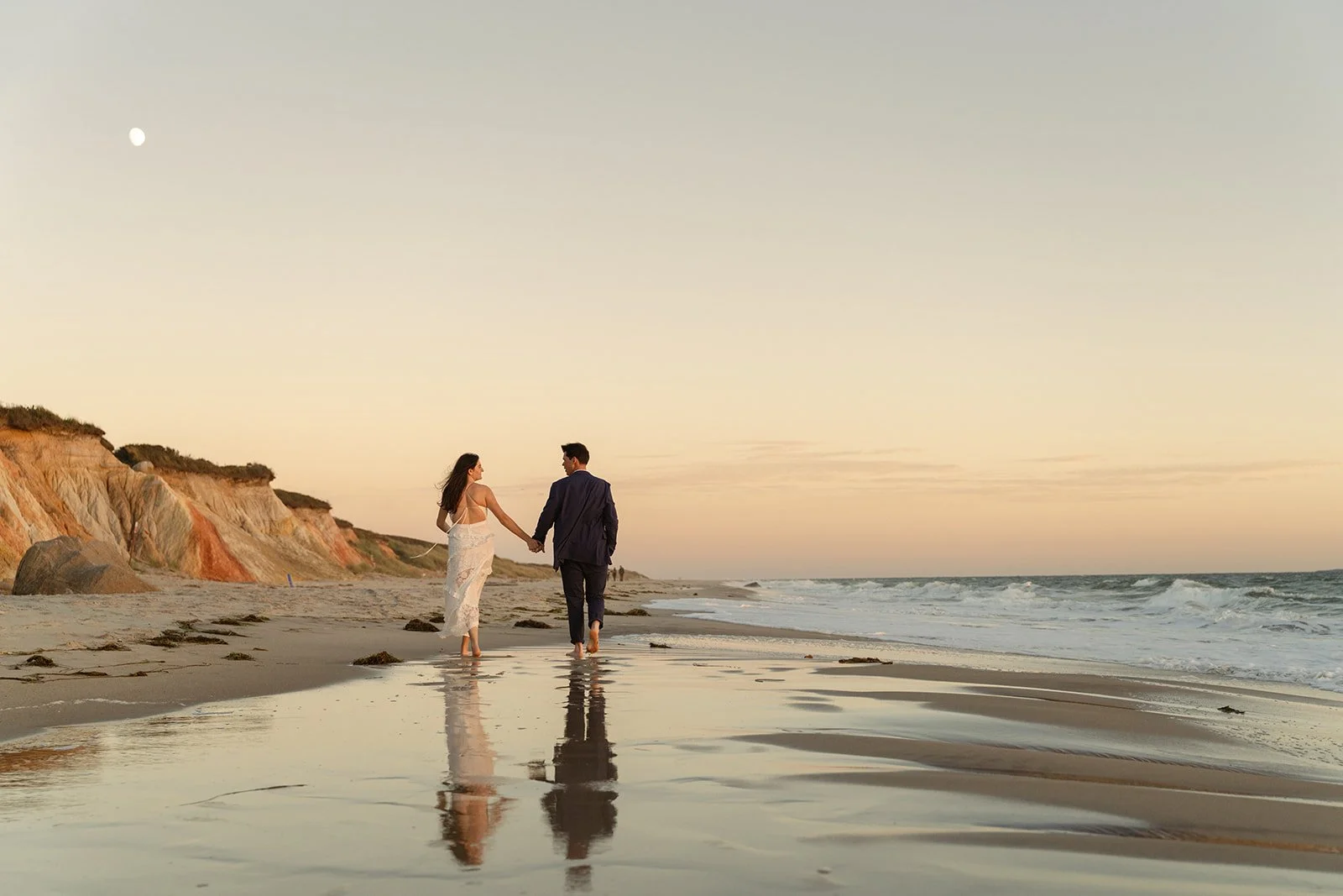 From Vineyard Kids to Forever | Engagement Session on Martha’s Vineyard at Moshup Beach &amp; Aquinnah | Zach &amp; Emma