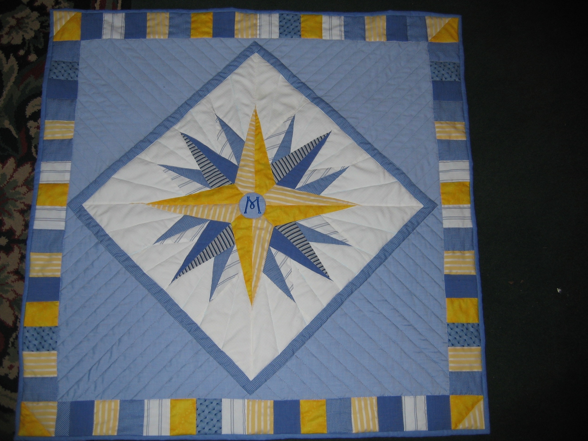 Quilt- Max's quilt made from men's shirts.jpg