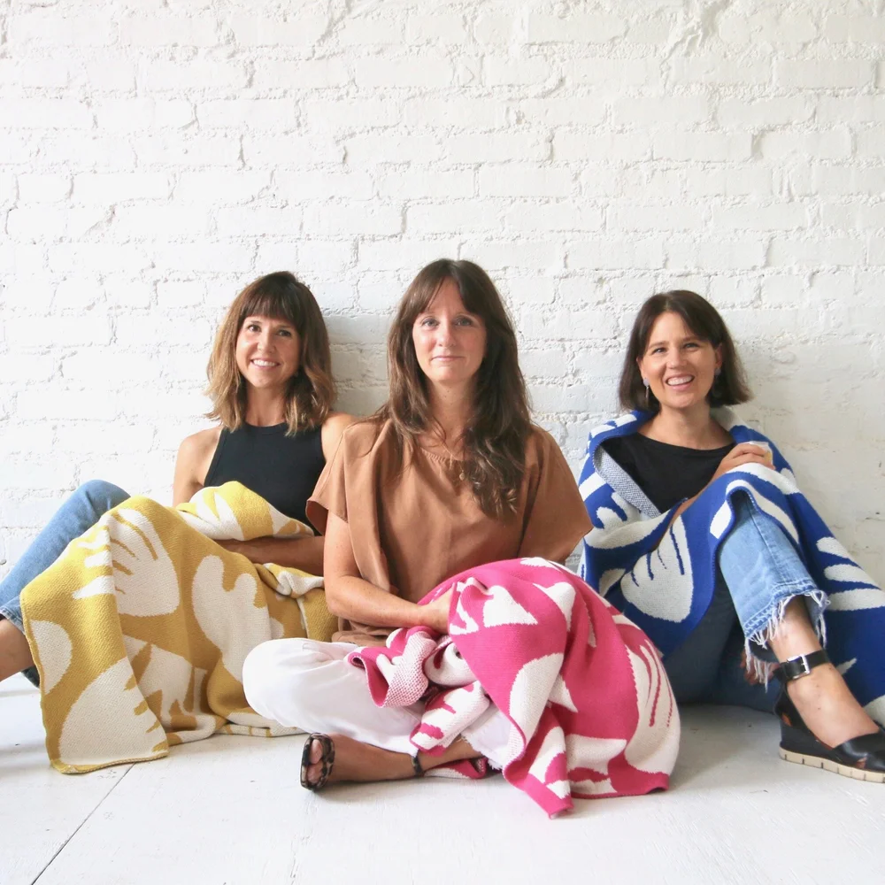 Succulents Fuchsia Throw Blanket Ampersand Design Studio