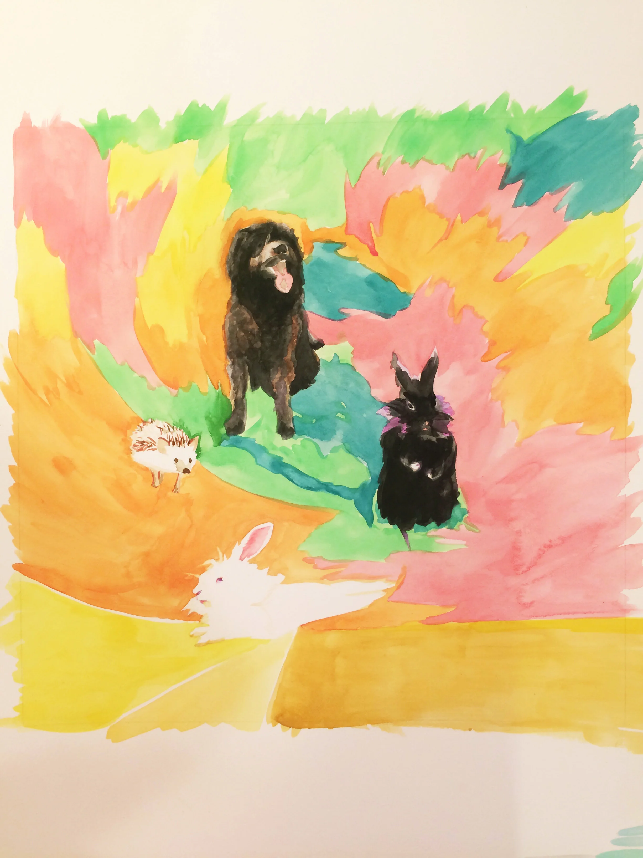 Luna, Hero, Penny and Larue