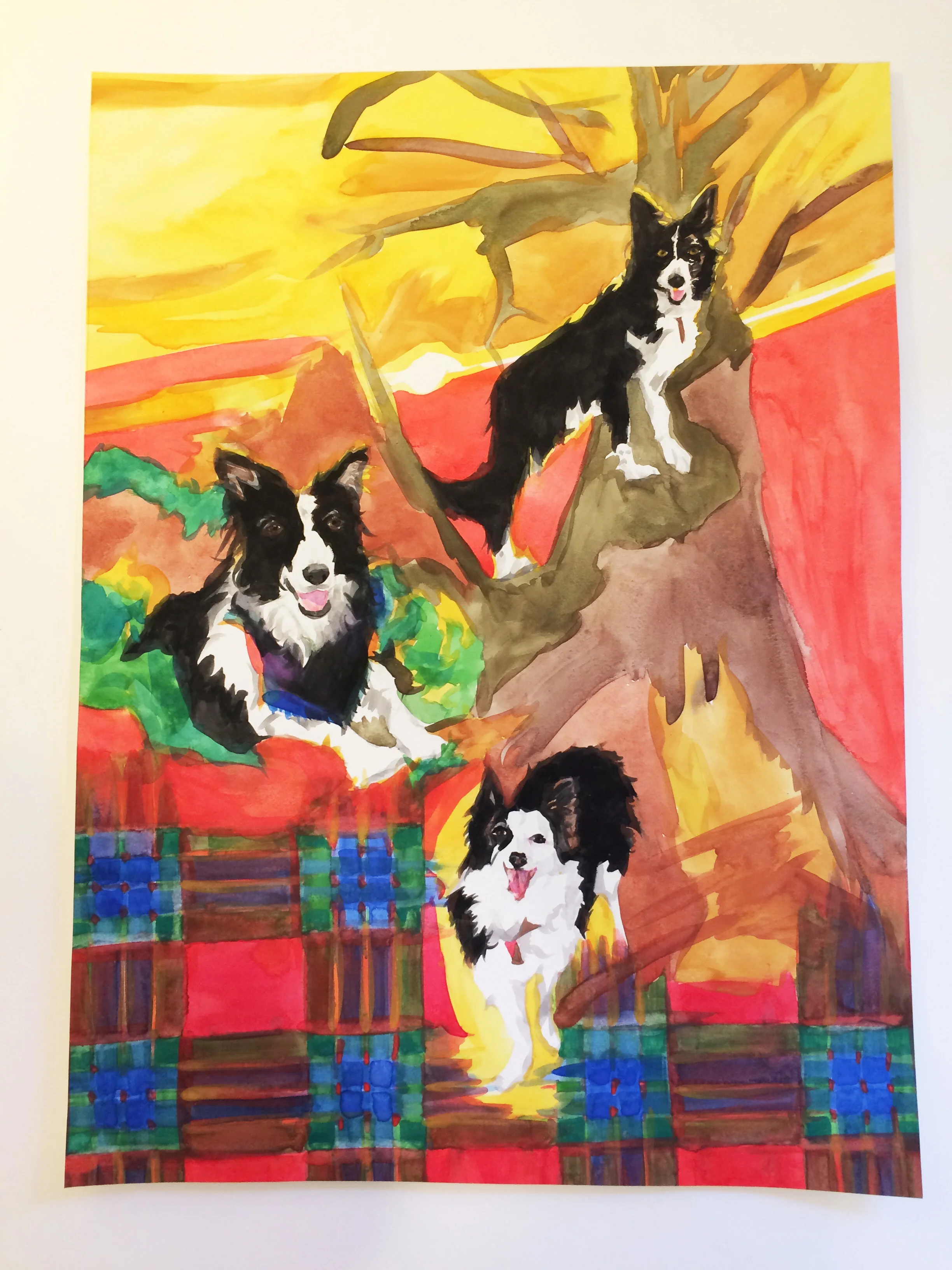 Maggie, Emma and Tully 