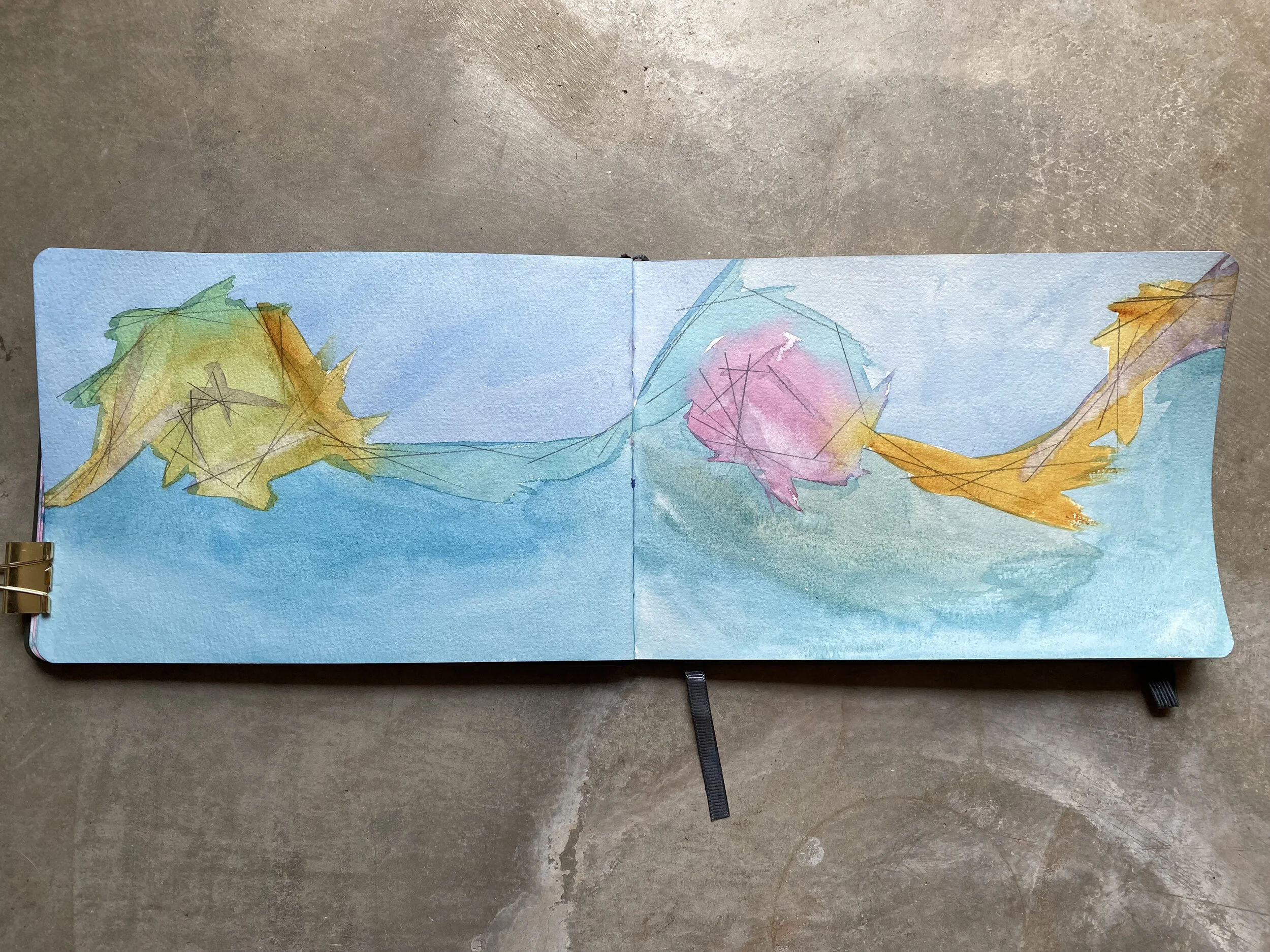 wave curls (directional sparks)