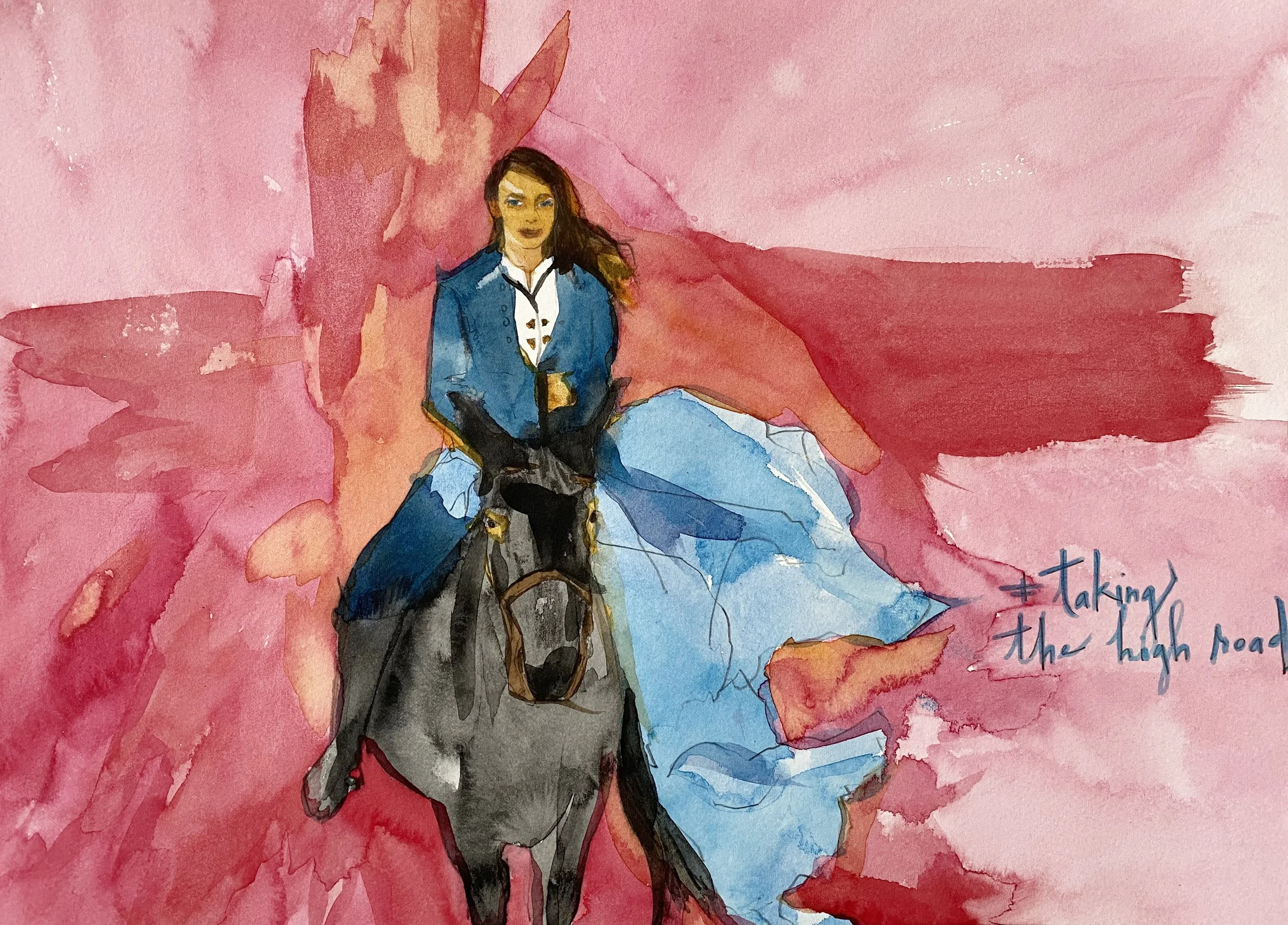 taking the high road (for Jennie)