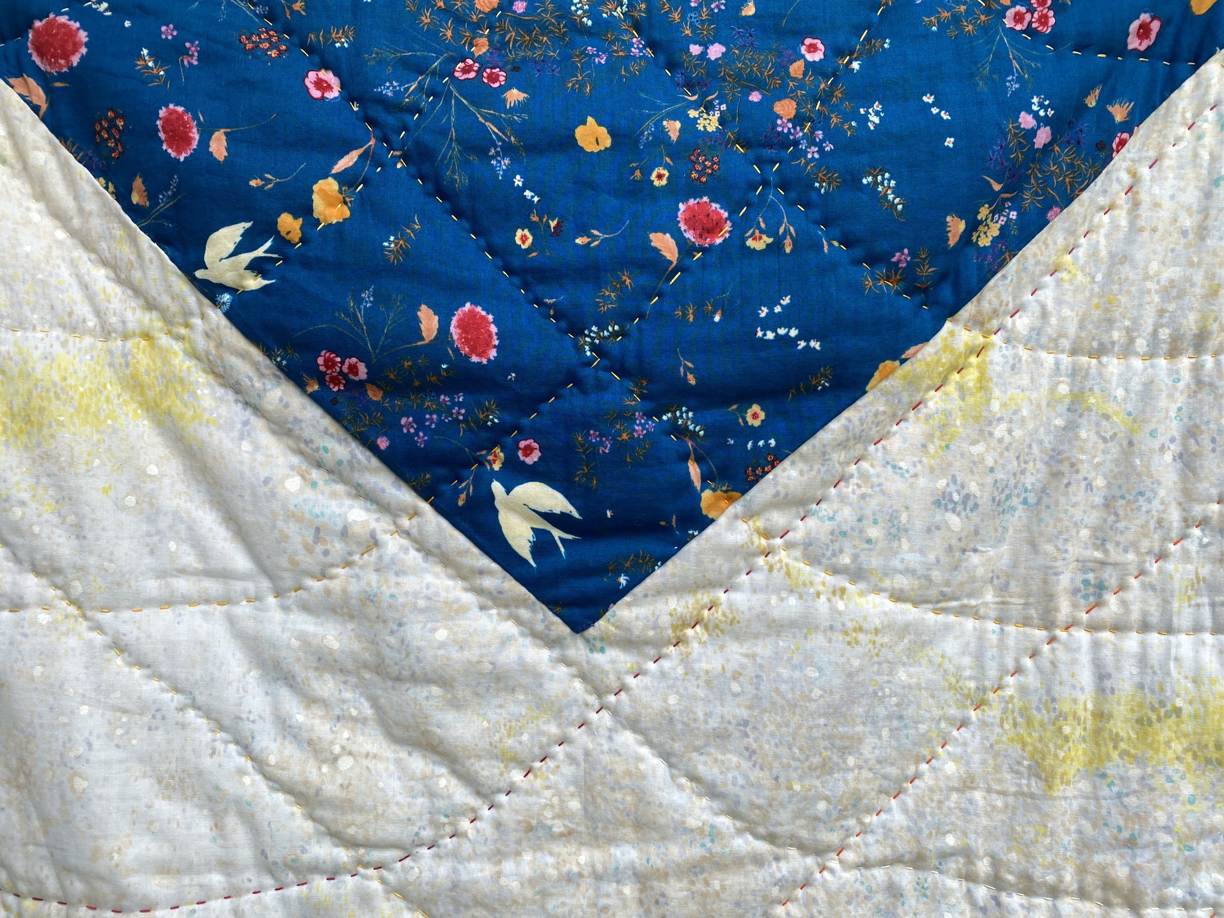 quilt for Fitz, back, detail