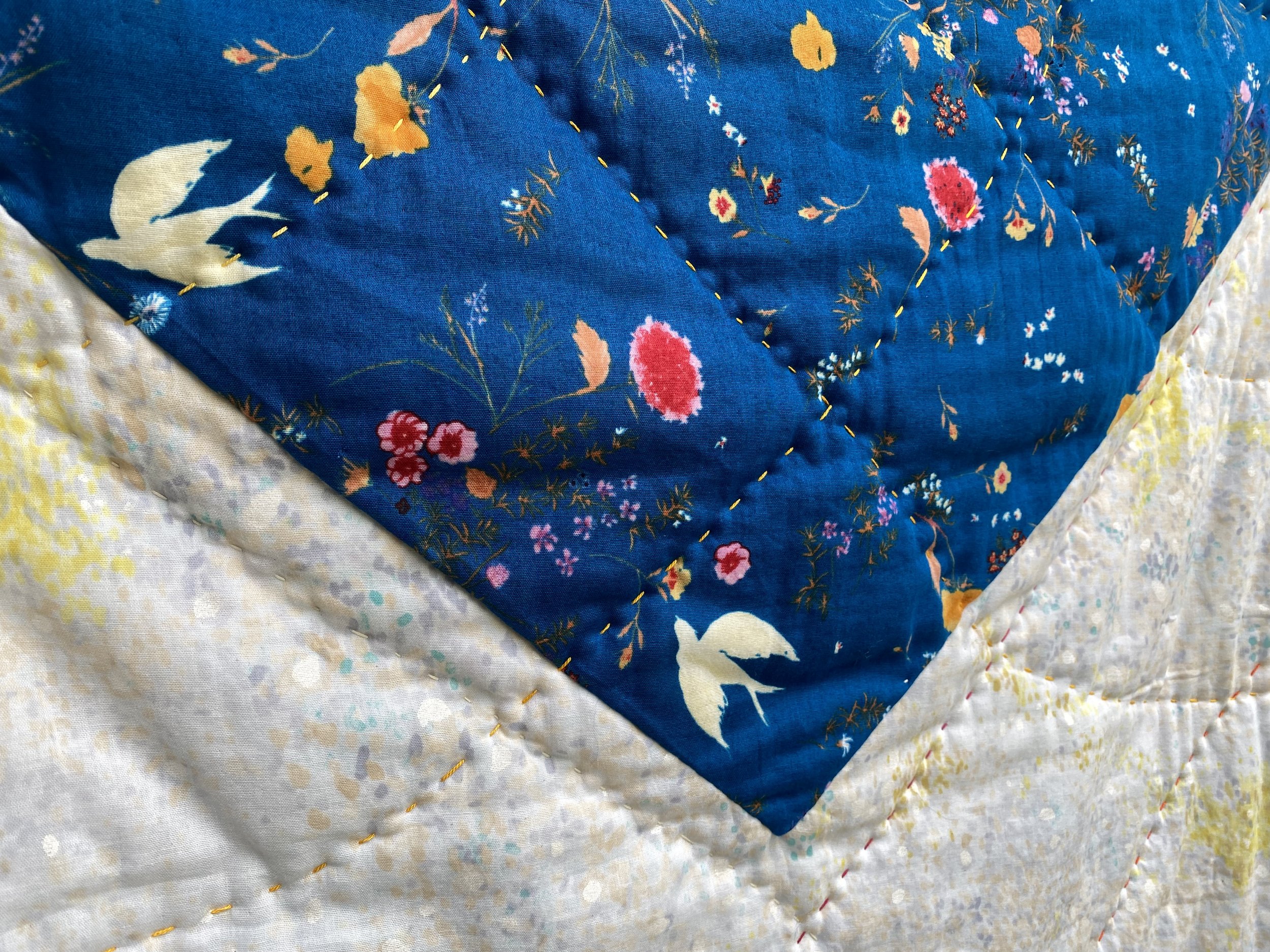 quilt for Fitz, back, detail