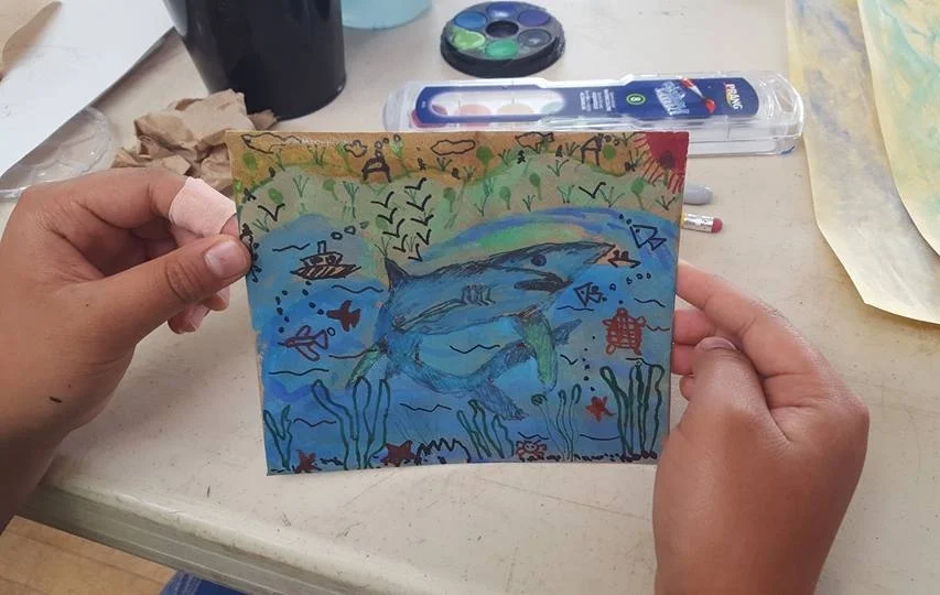 Beach Clean Up & Love Letters to the Sea at Watershed Resource Center, Santa Barbara, CA.