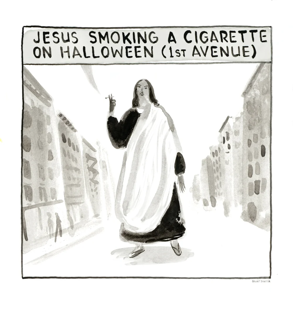 Jesus Smoking — GRANT SHAFFER