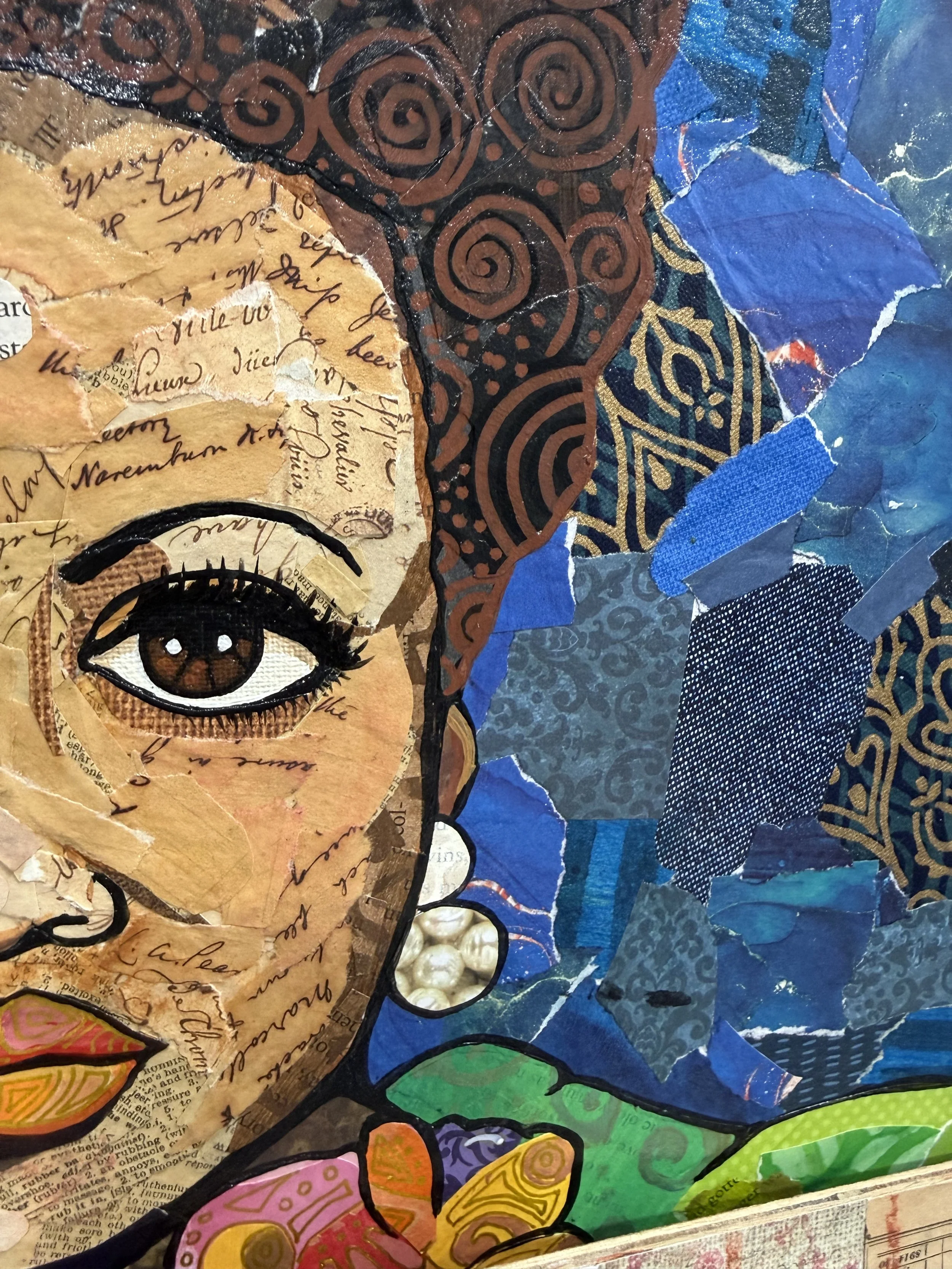 Painted Pages to Collage - Part I
