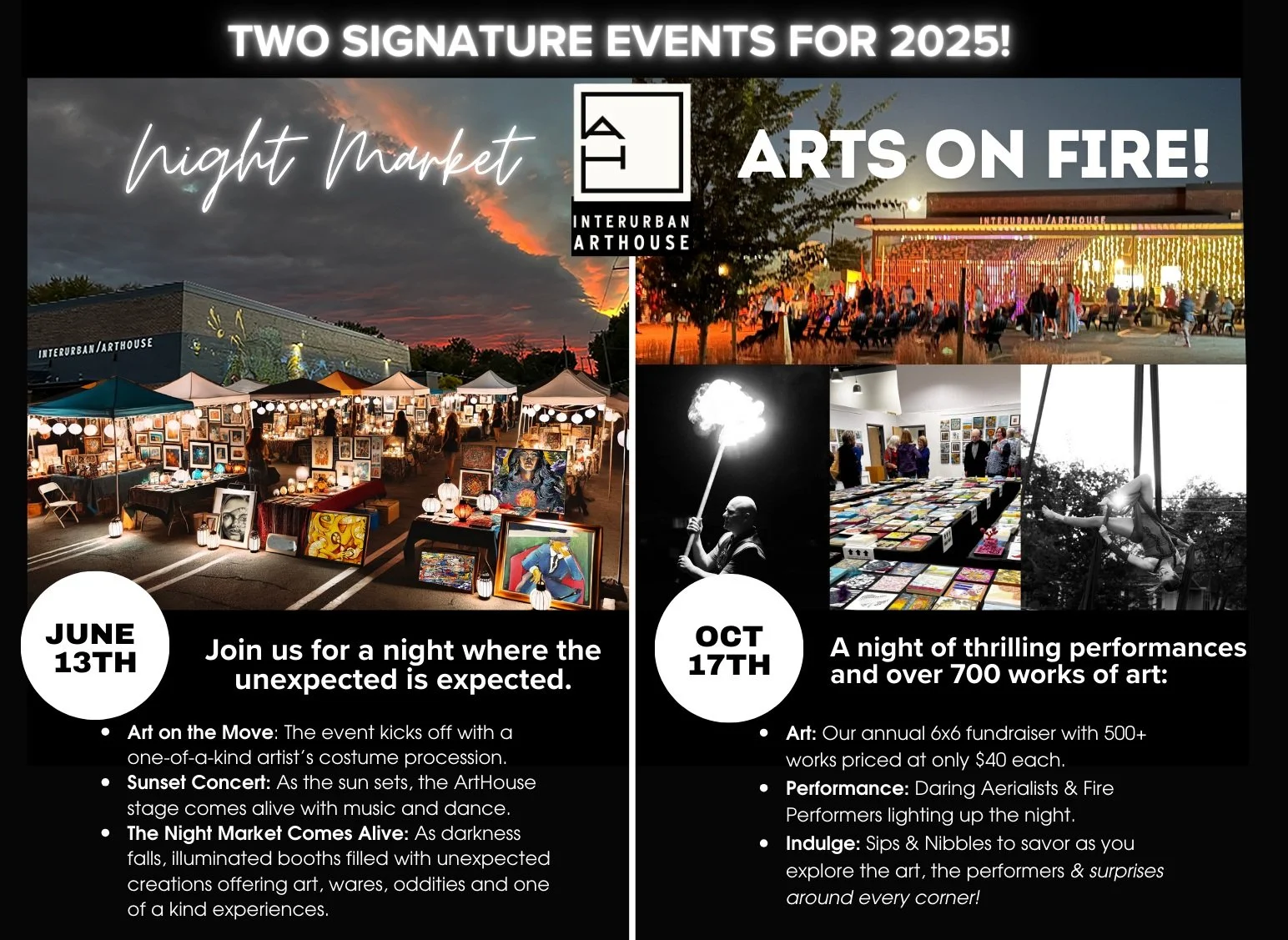 InterUrban ArtHouse Sponsorship