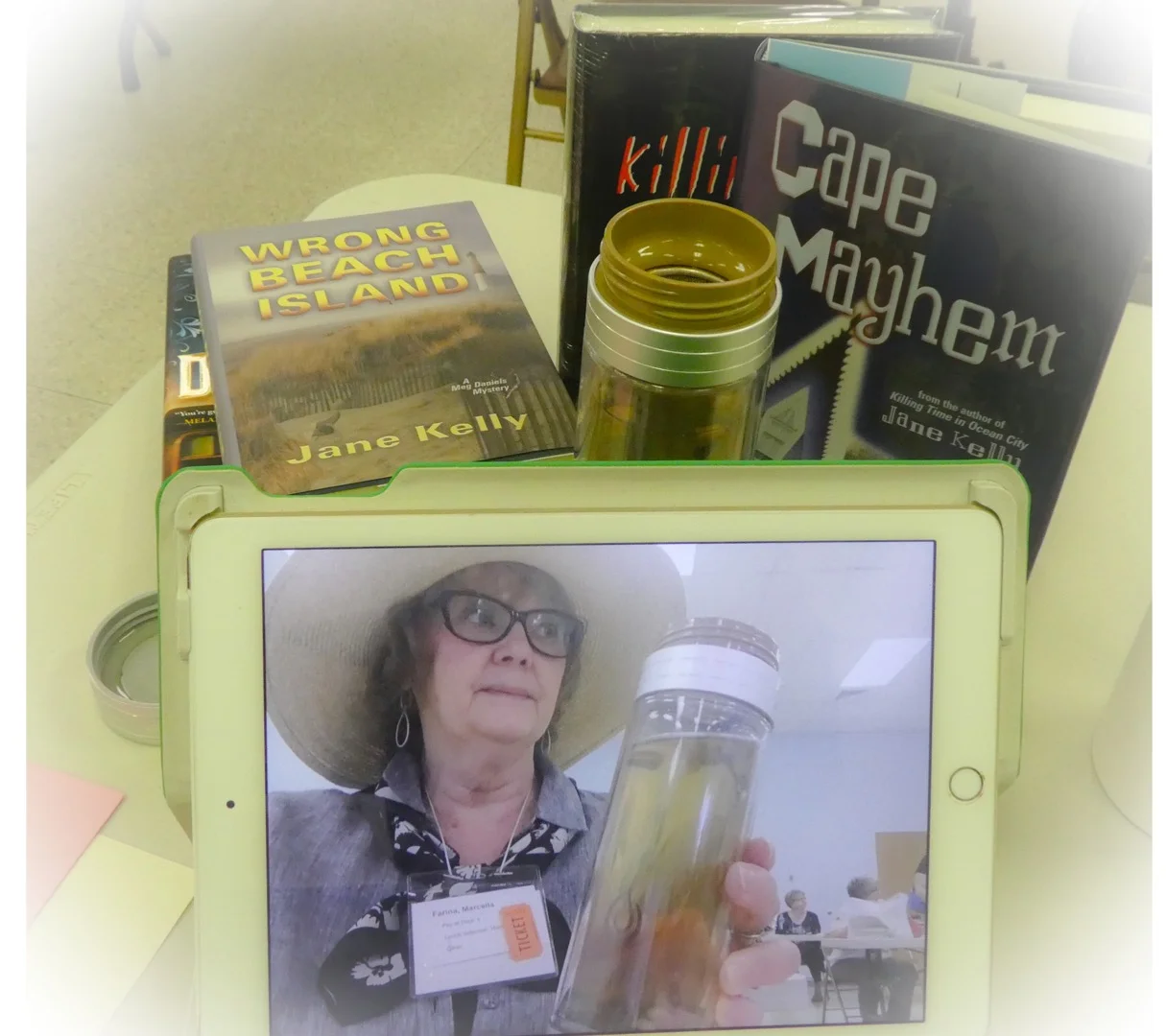 Give me a delicious cup of tea and a good mystery and I am one happy Tea And Hat Lady!