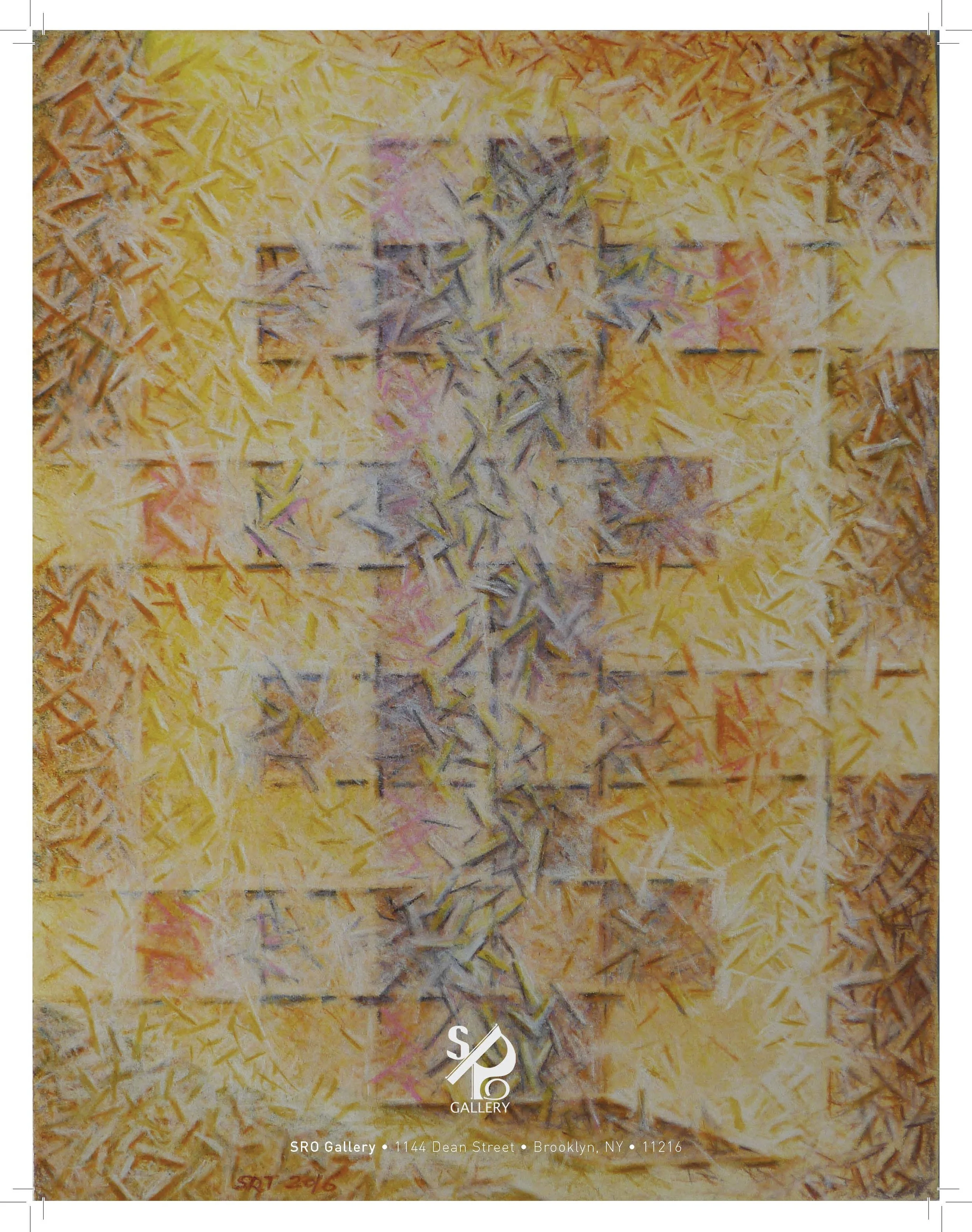 Sahand Tabatabai Study for Line in Daylight, 2016, 3 ply bristol paper, CarOthello pencil, pastel, 11x8.5"