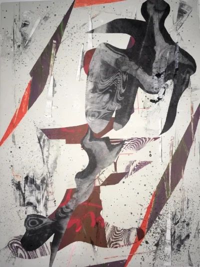 Jeffrey Bishop Monoprint #25