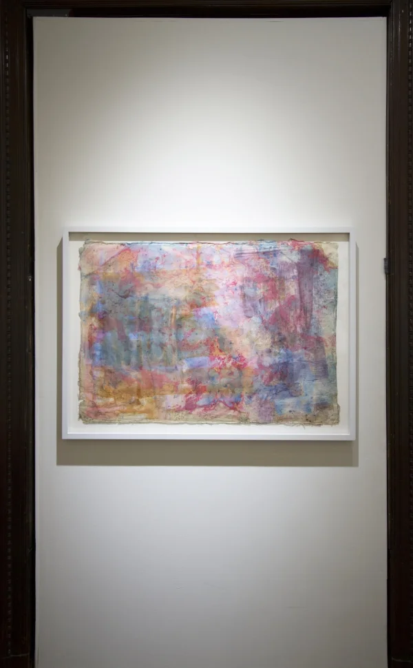 Kathy Goodell, Visitors Lost , 27 x 40”, flashe, gouache, ink on paper