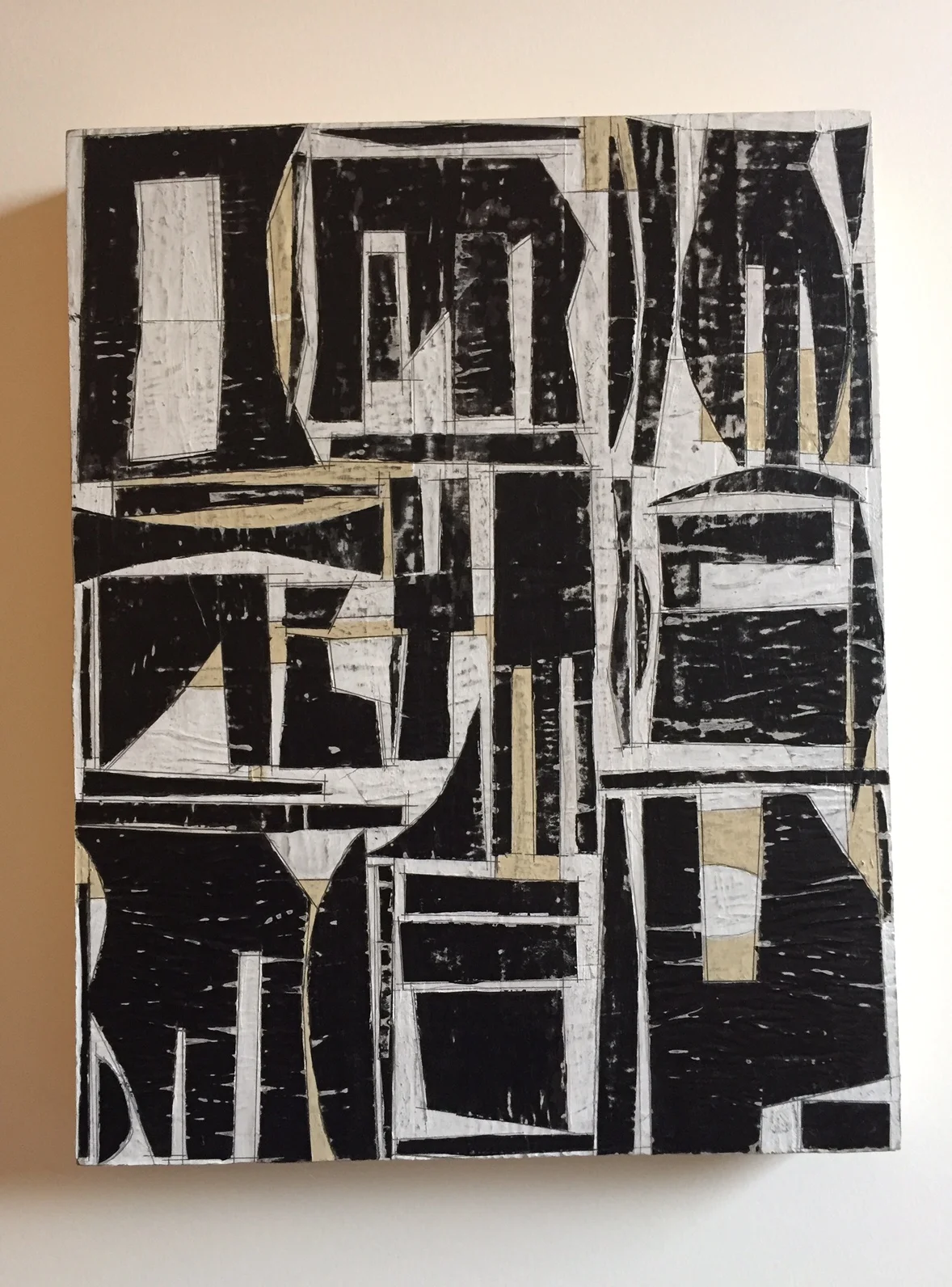 SOLD. Phillips Collection Museum Store 11 x 14 mixed media painting with wax finish on cradled hardwood. 2018.