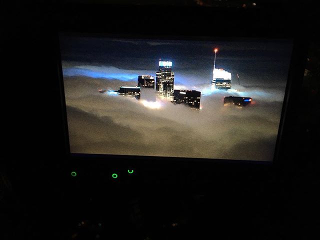 City in the clouds #airbus #helicopter #helicopterpilot #aerialfilming #losangeles #as350