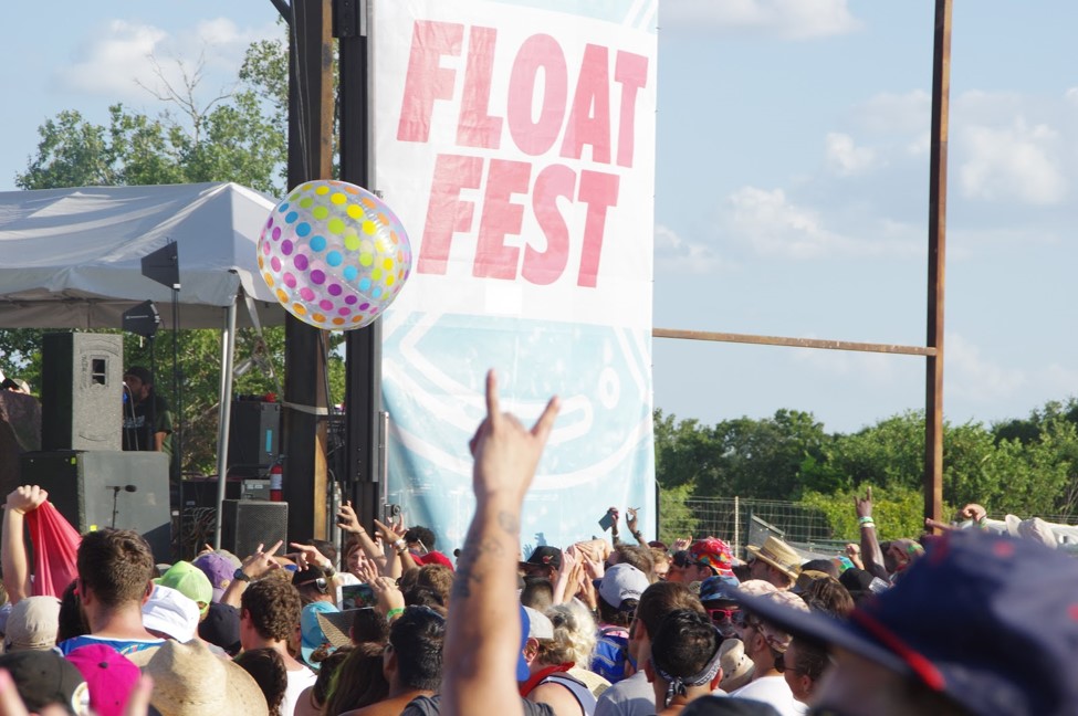 Rock on, Float Fest. Photo by: Nathan Edge