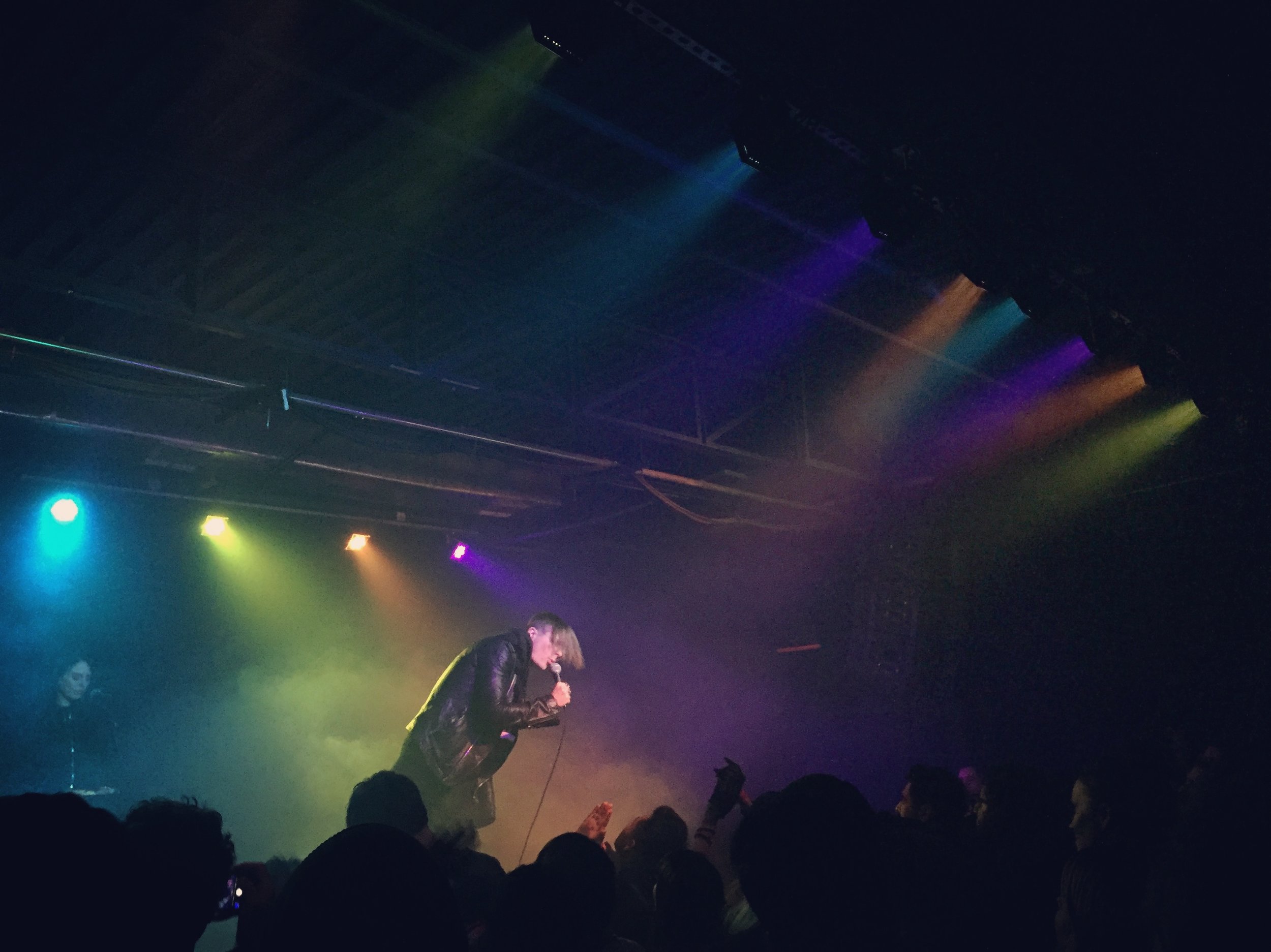 Cold Cave sings "Confetti" at Paper Tiger
