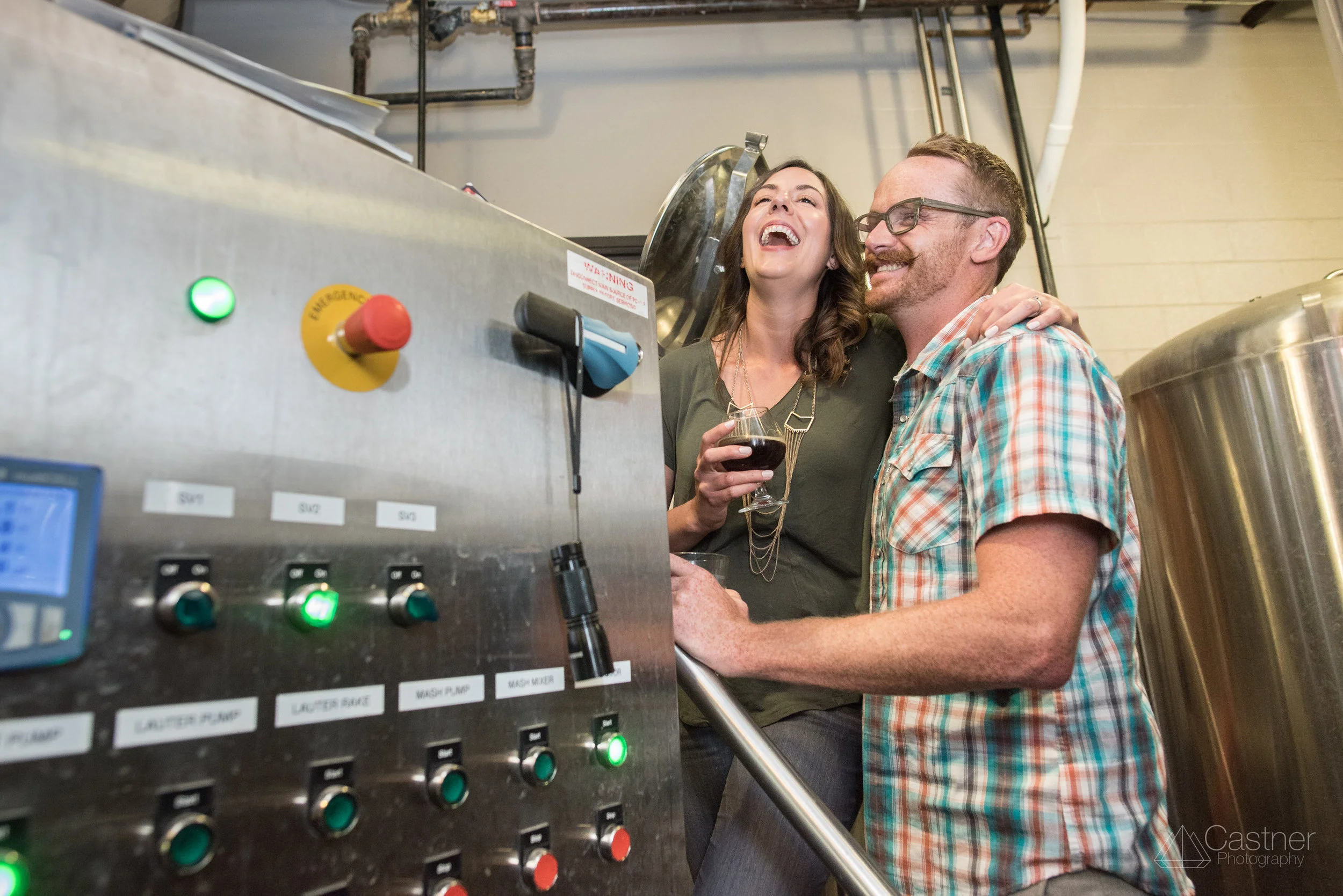 fate brewery fun boulder engagement wedding photographers