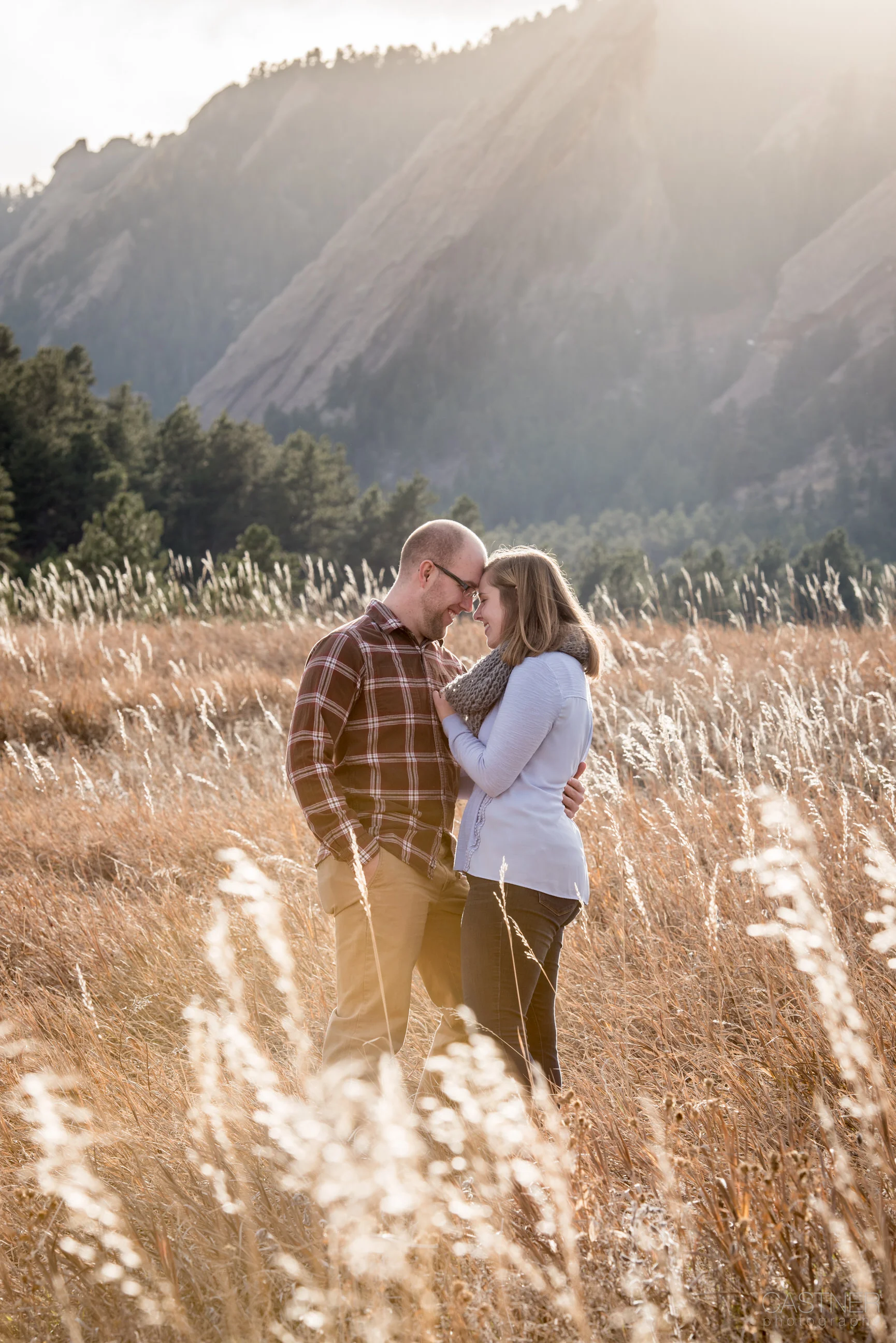 boulder colorado wedding photographers engagement mountain landscape