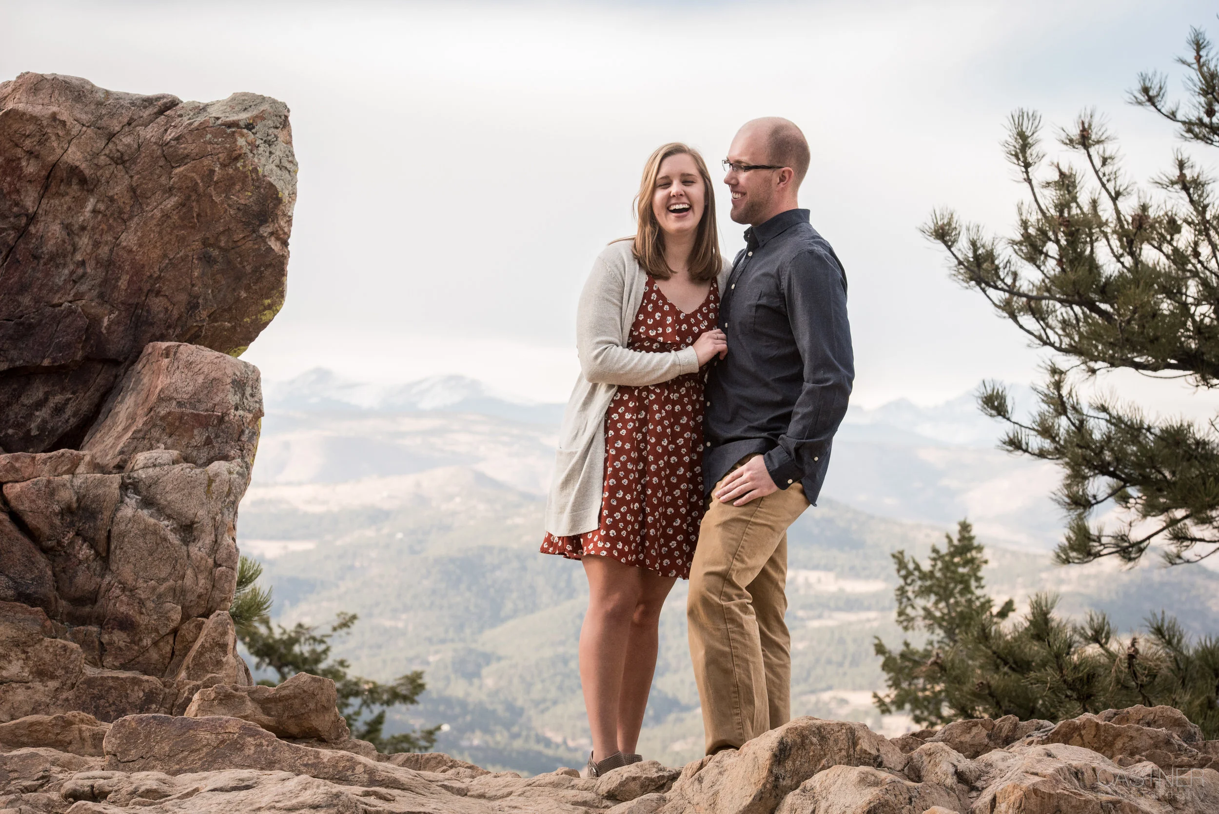 boulder colorado wedding photographers engagement mountain landscape