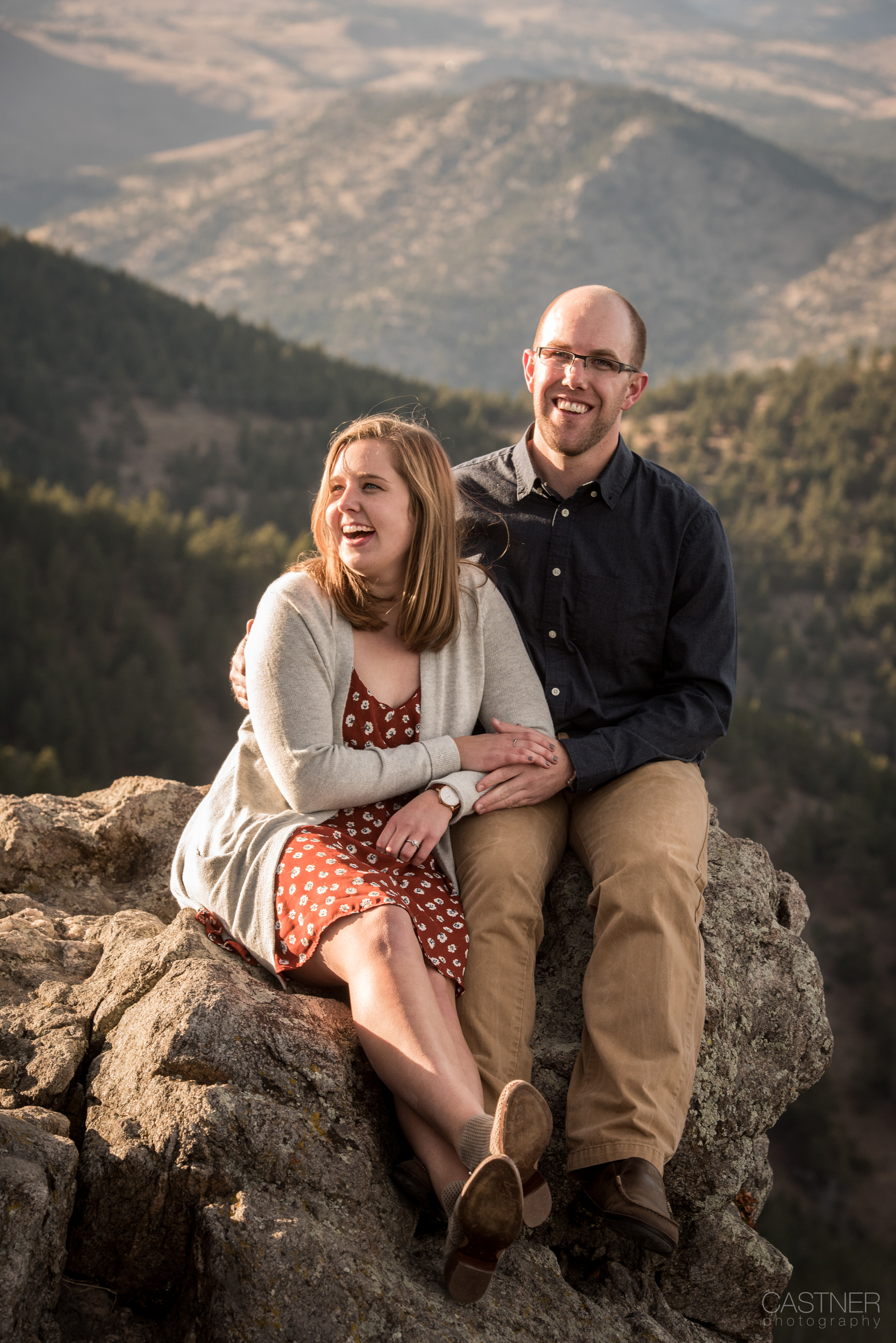 boulder colorado wedding photographers engagement mountain landscape