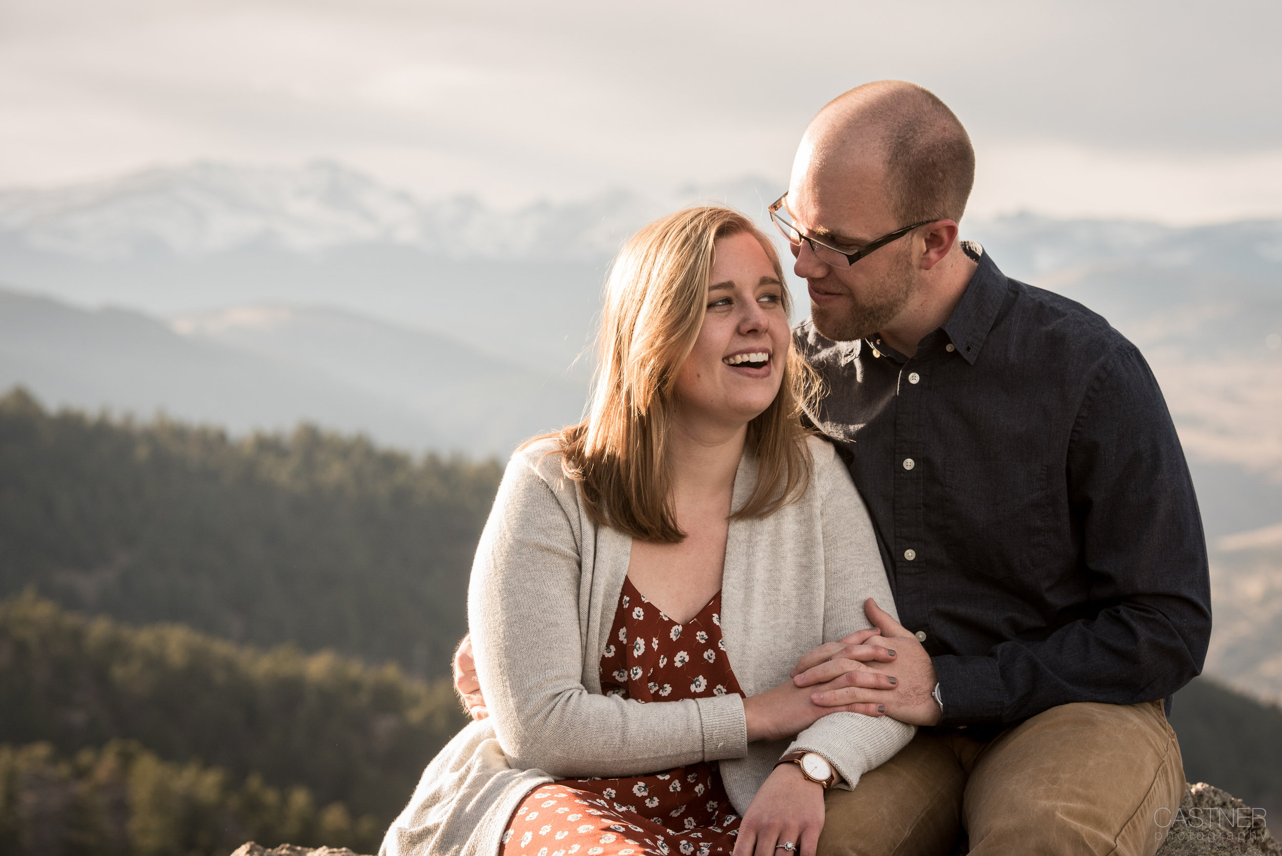 boulder colorado wedding photographers engagement mountain landscape