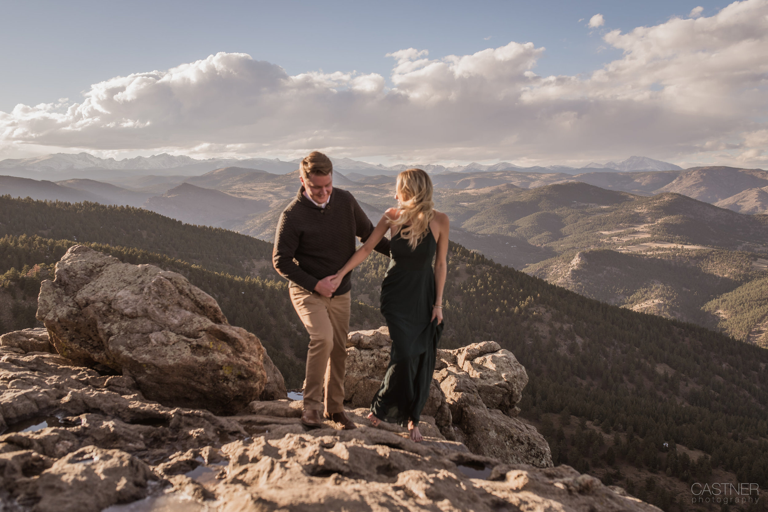 boulder eldorado canyon wedding engagement photography mountains fall