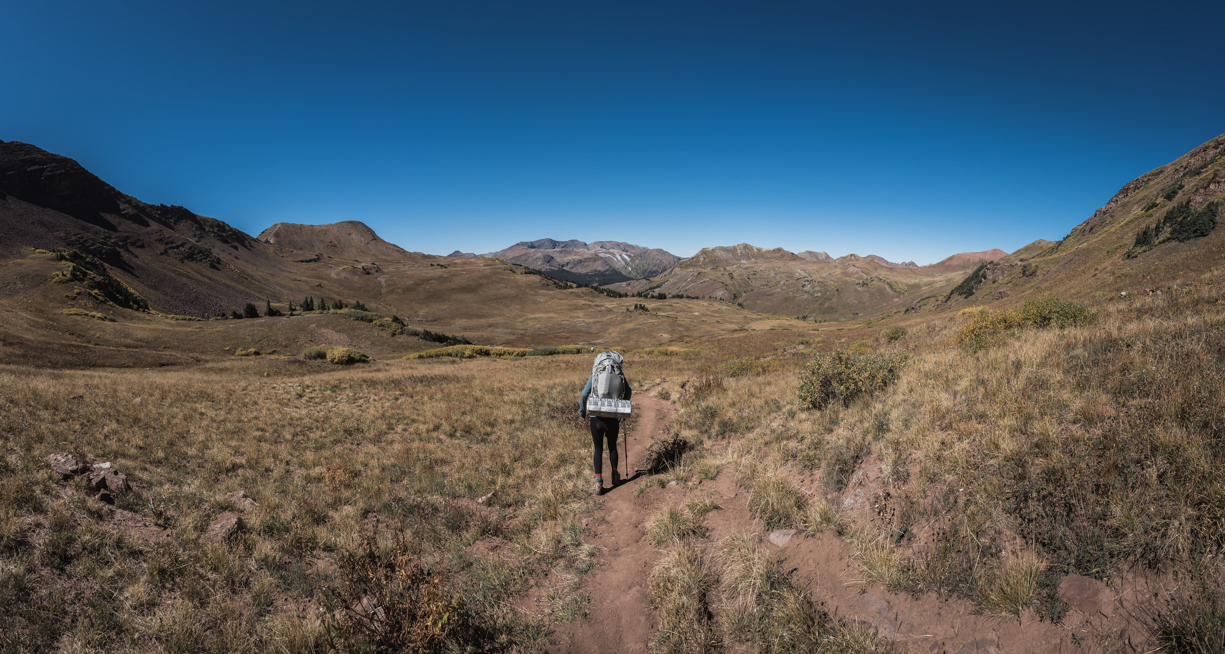 four pass loop fall colors backpacking aspen boulder photographers